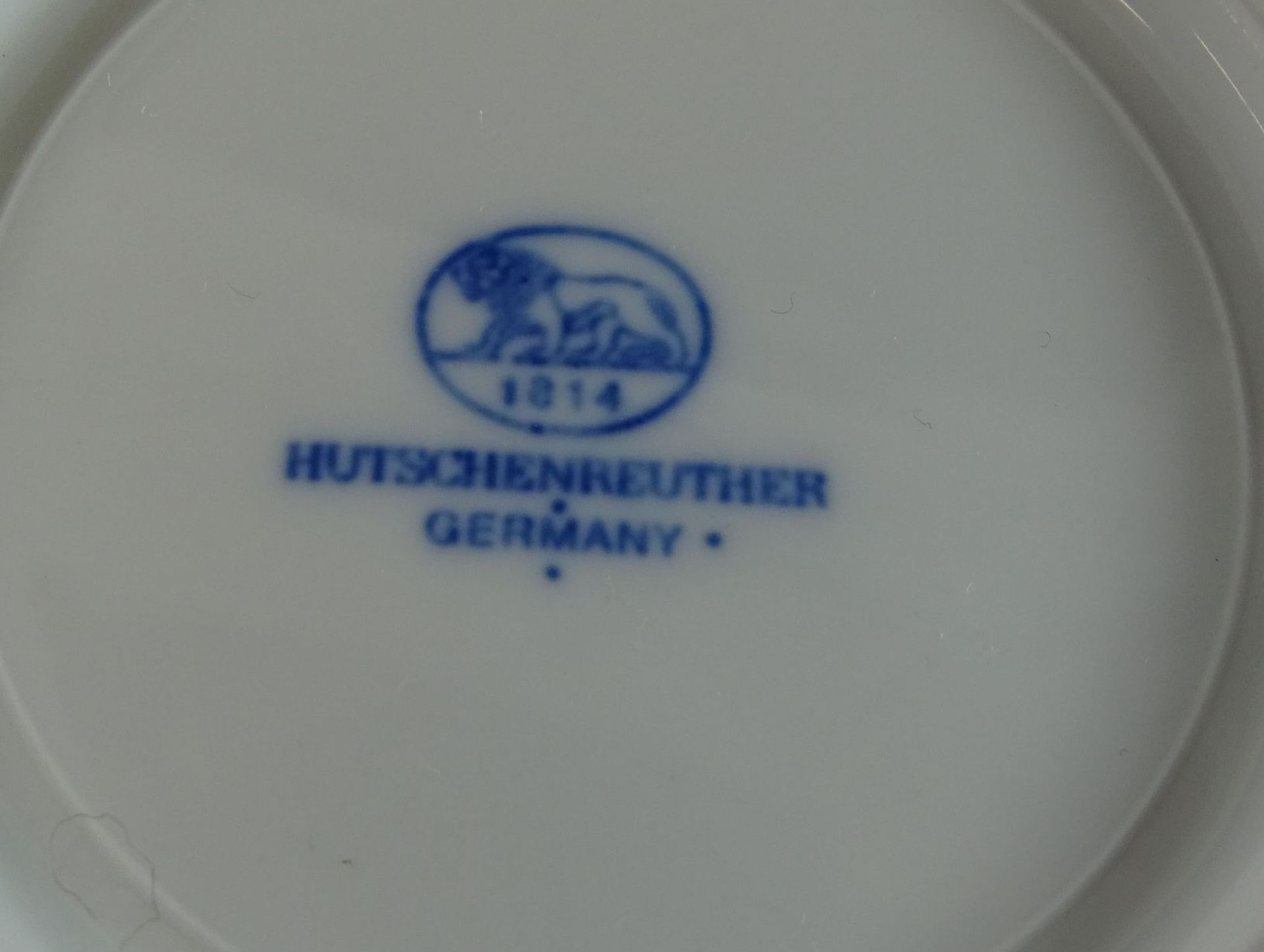 Kaffeeservice "Hutschenreuther" Zwiebelmuster, 34 Teile, 1 Tasse Rand bestossen - Bild 4 aus 5