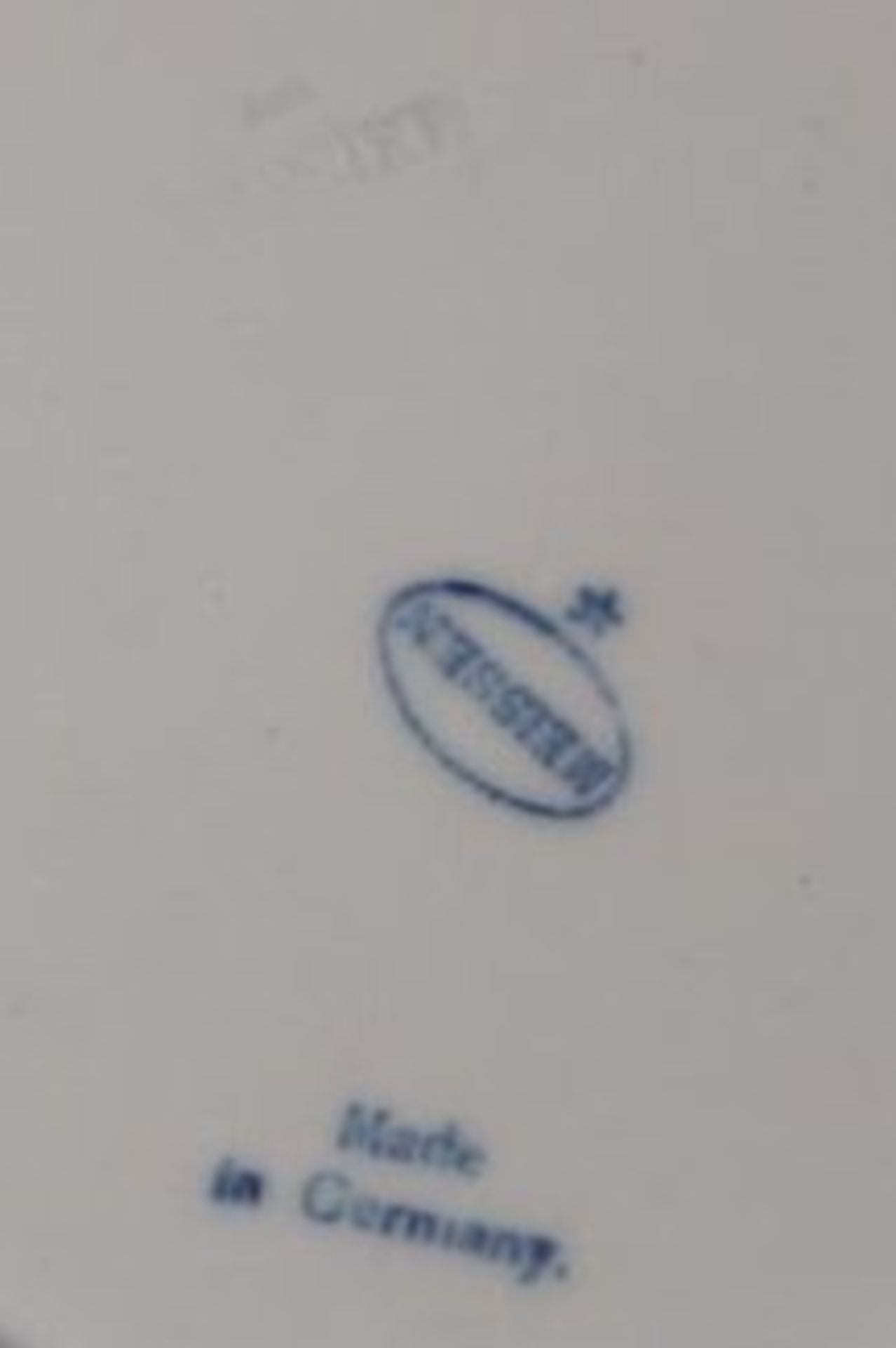 4x div. Teller, Stadt Meissen, Zwiebelmuster, D-24cm > 15,5cm. - Bild 2 aus 2