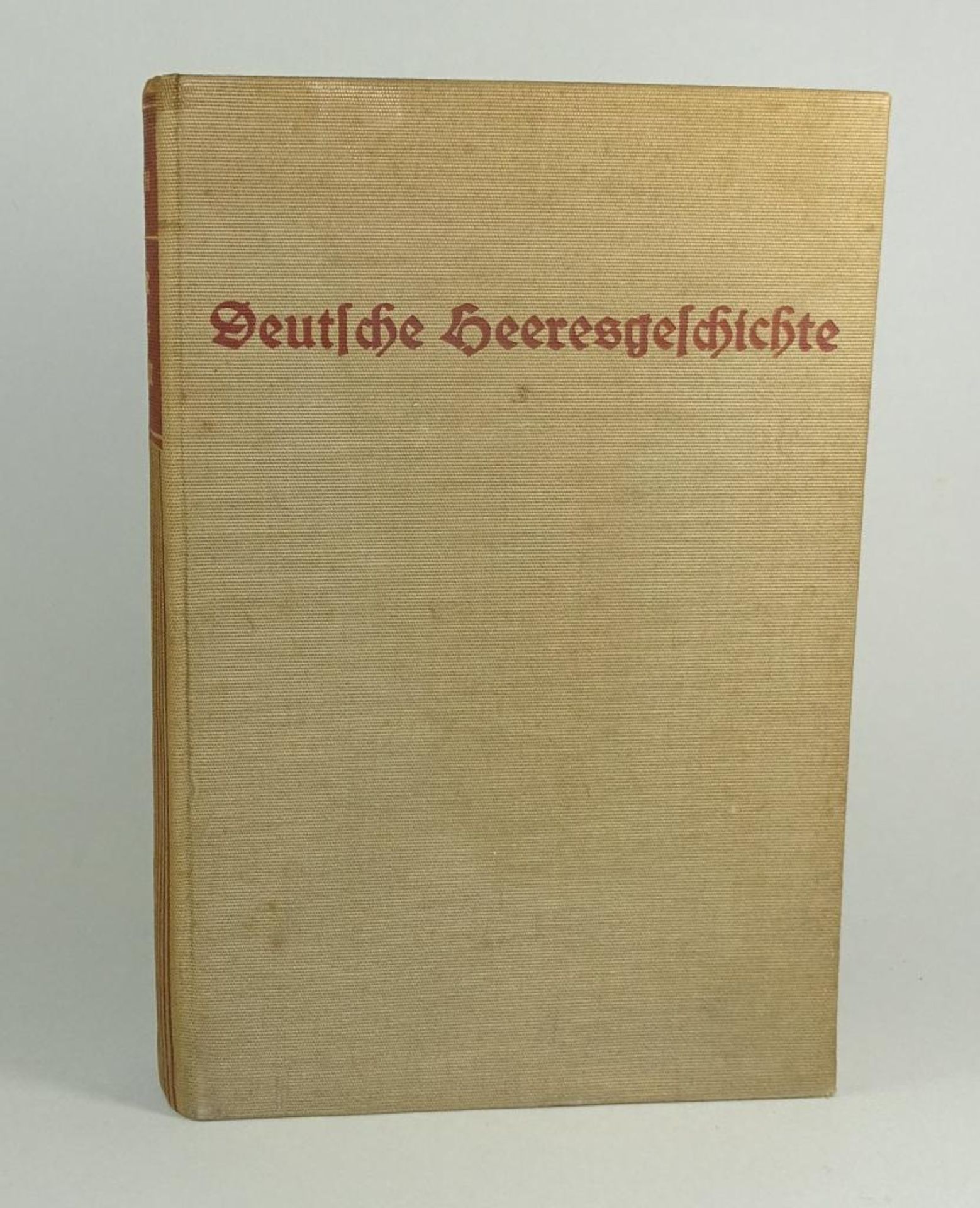 Deutsche Heeresgeschichte, von Karl Linnebach, 1935, Alters-u. Gebrauchsspuren