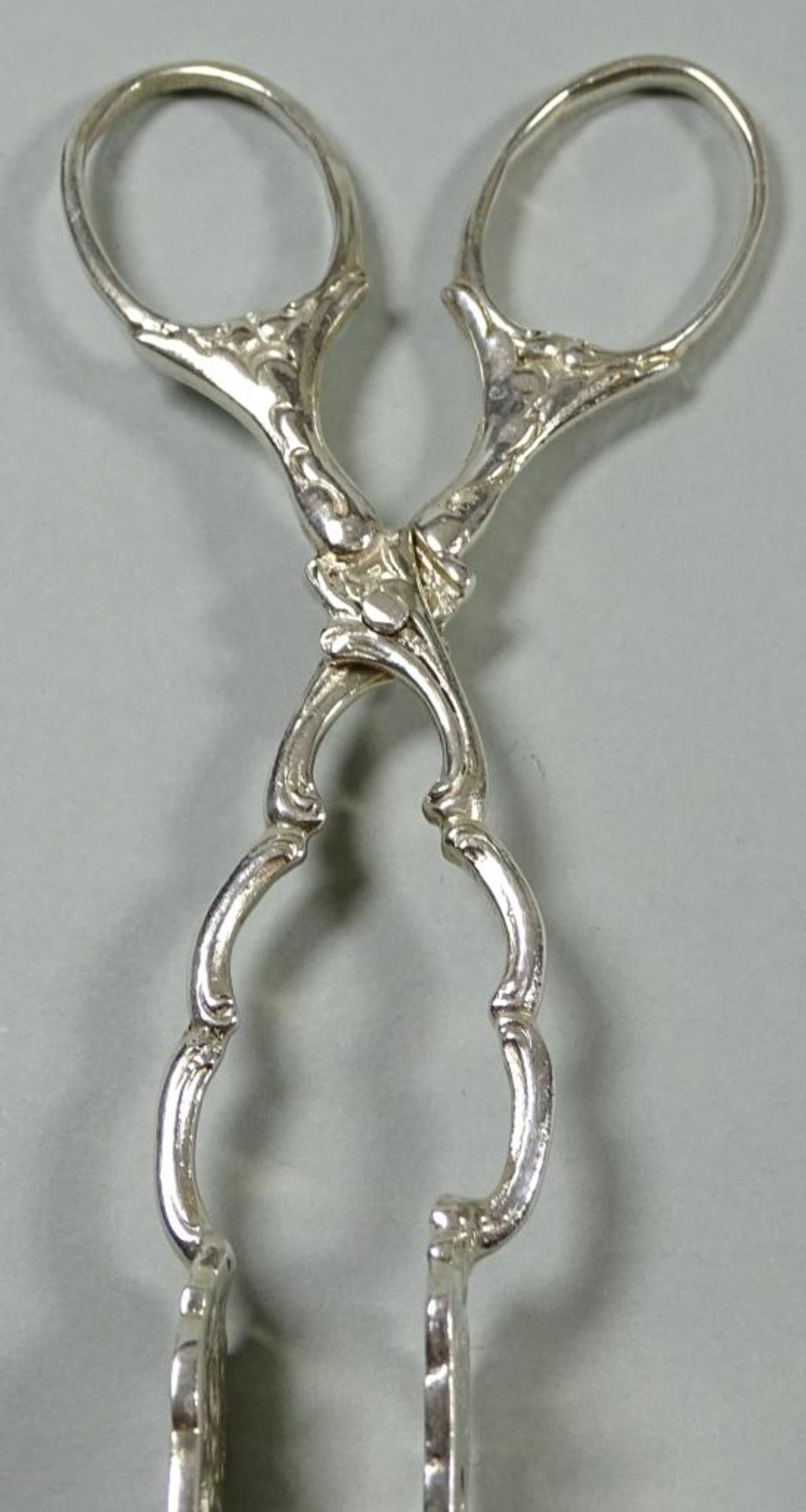 Schmale Kuchenzange, 800er Silber, L-15cm, 33gr. - Bild 3 aus 3