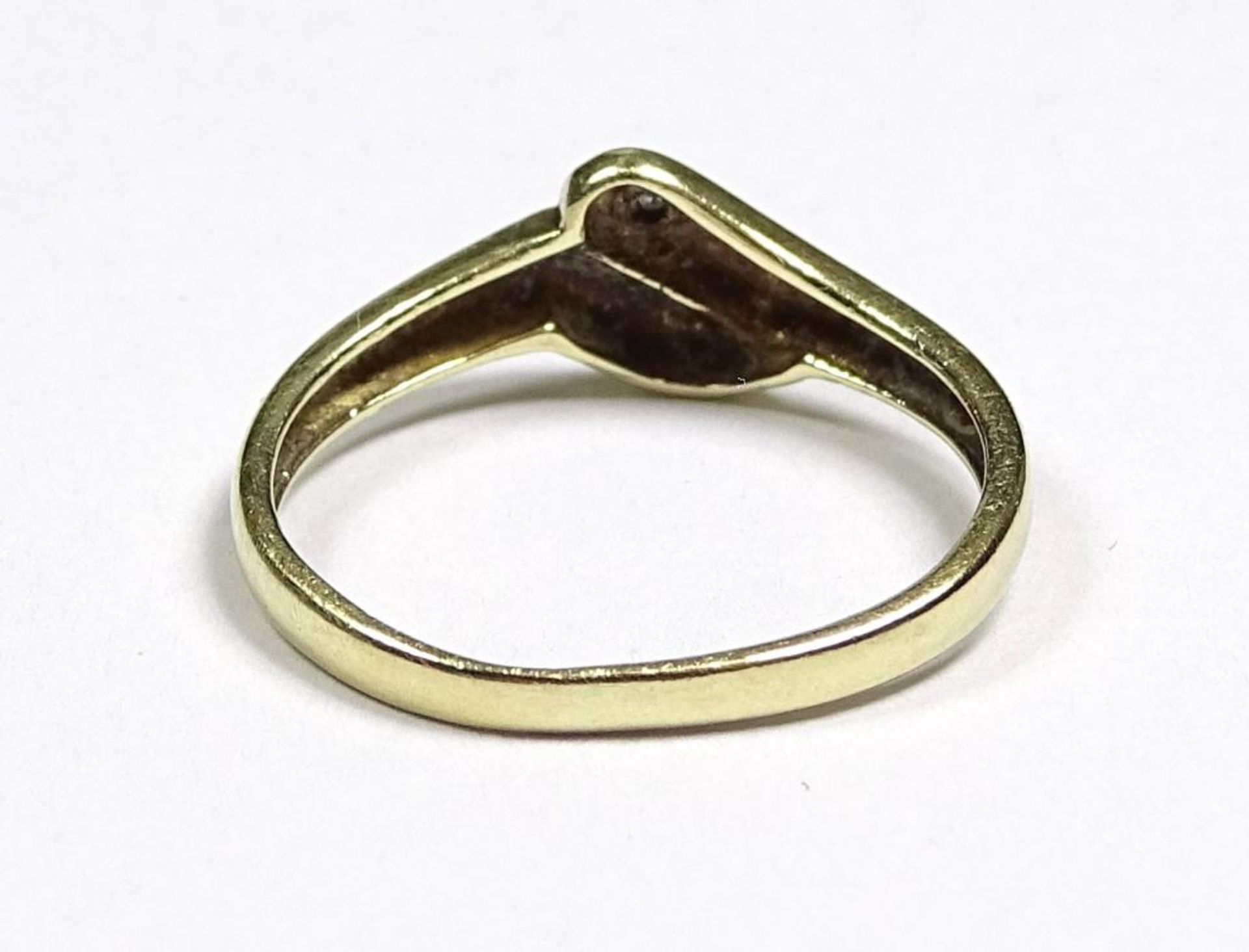 Ring in 585er GG,kl.Brillant,1,4gr.RG 50/51 - Bild 2 aus 2