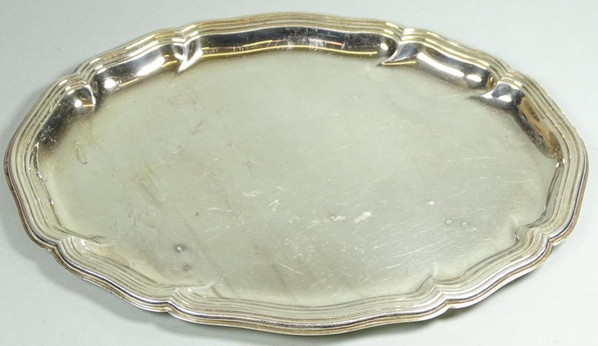 Ovale Schale, Silber 835,Wilkens,21,5x15,3cm, 123,8gr.Gebrauchsspuren