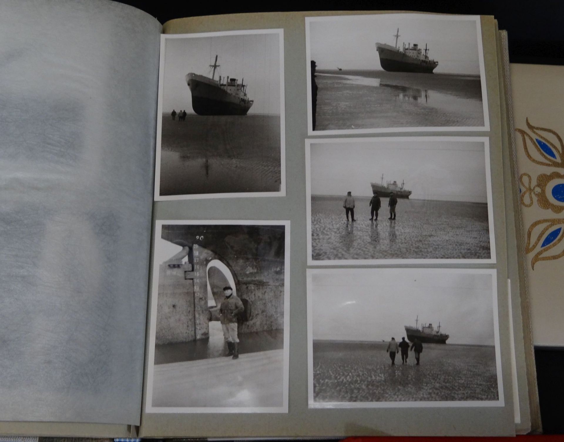 15x div. Fotoalben einer Cuxhavener Familie, Seeleute, ab 1950, viel Cuxhaven-Schiffe, Hafen etc - Bild 2 aus 10
