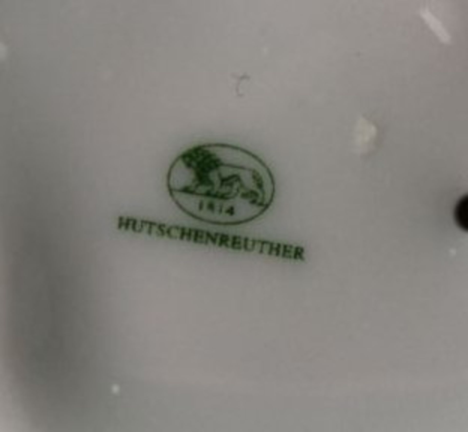 kauender Hase, weiss "Hutschenreuther" , Weißporzellan, H-8cm. - Bild 6 aus 6