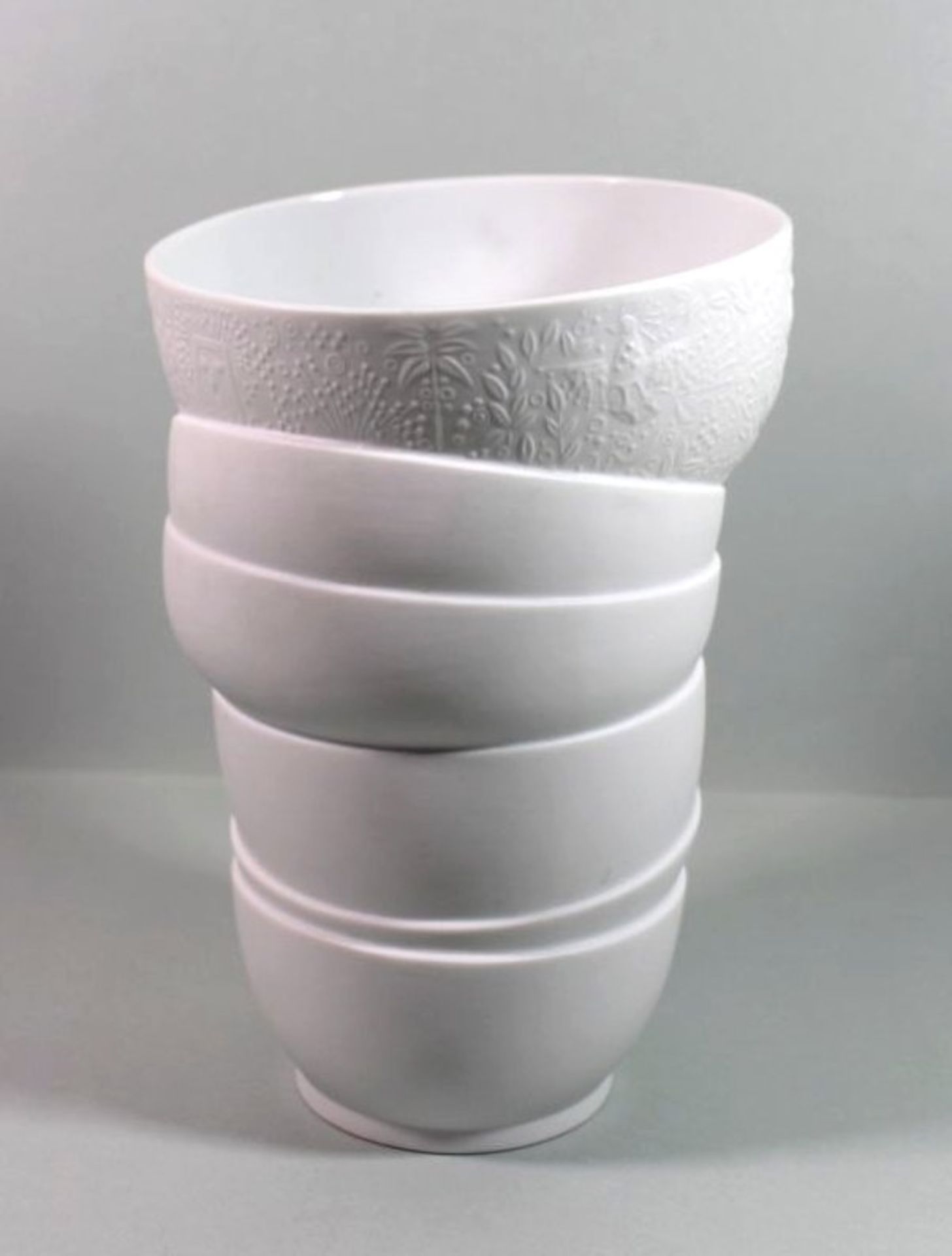 Reunion Vase, Rosenthal, Form 13858, Entw. Pieke Bergmans, H-23cm.
