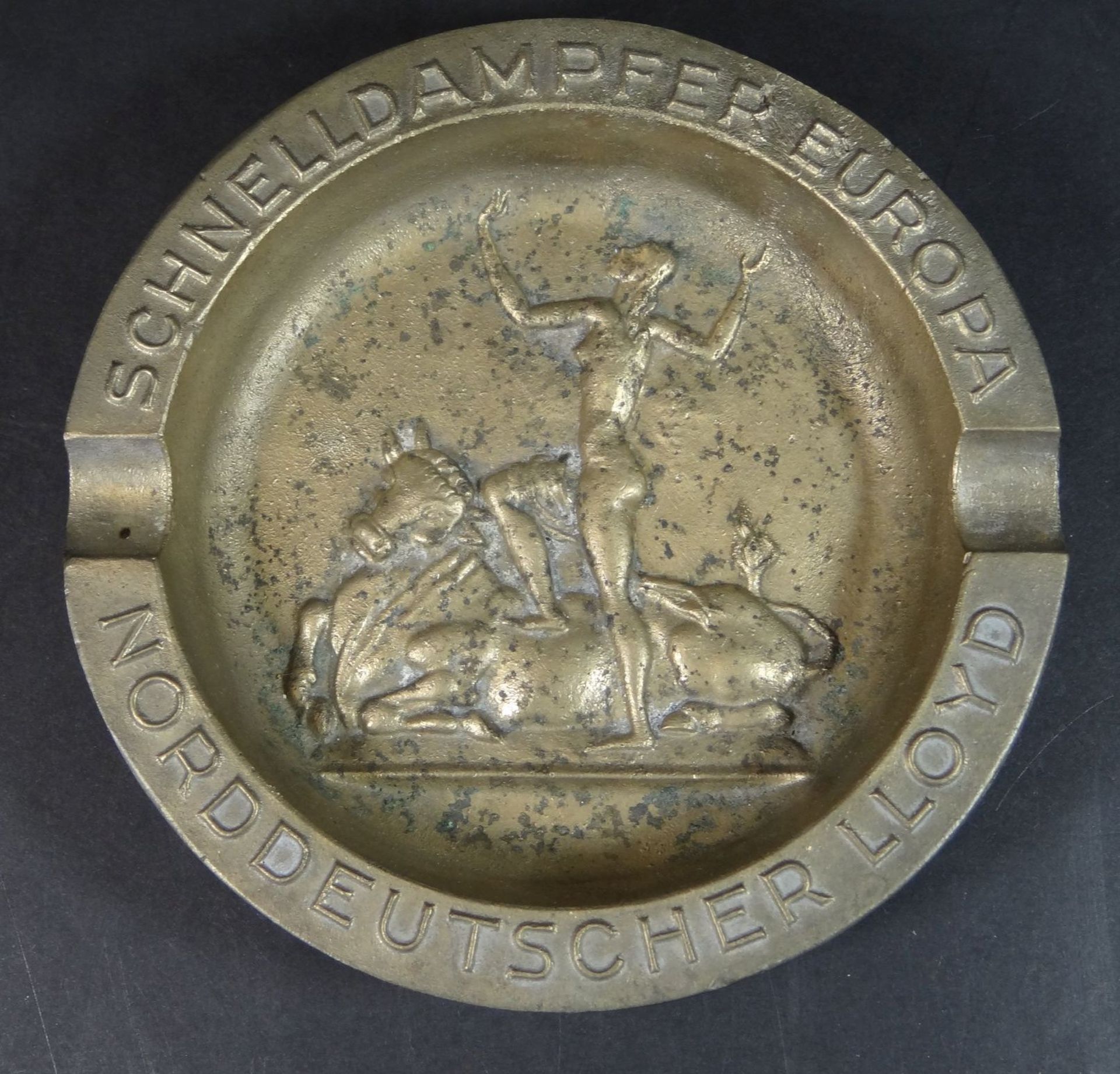 Metallascher des NDL, Dampfer Europa, D-14 cm - Bild 2 aus 4