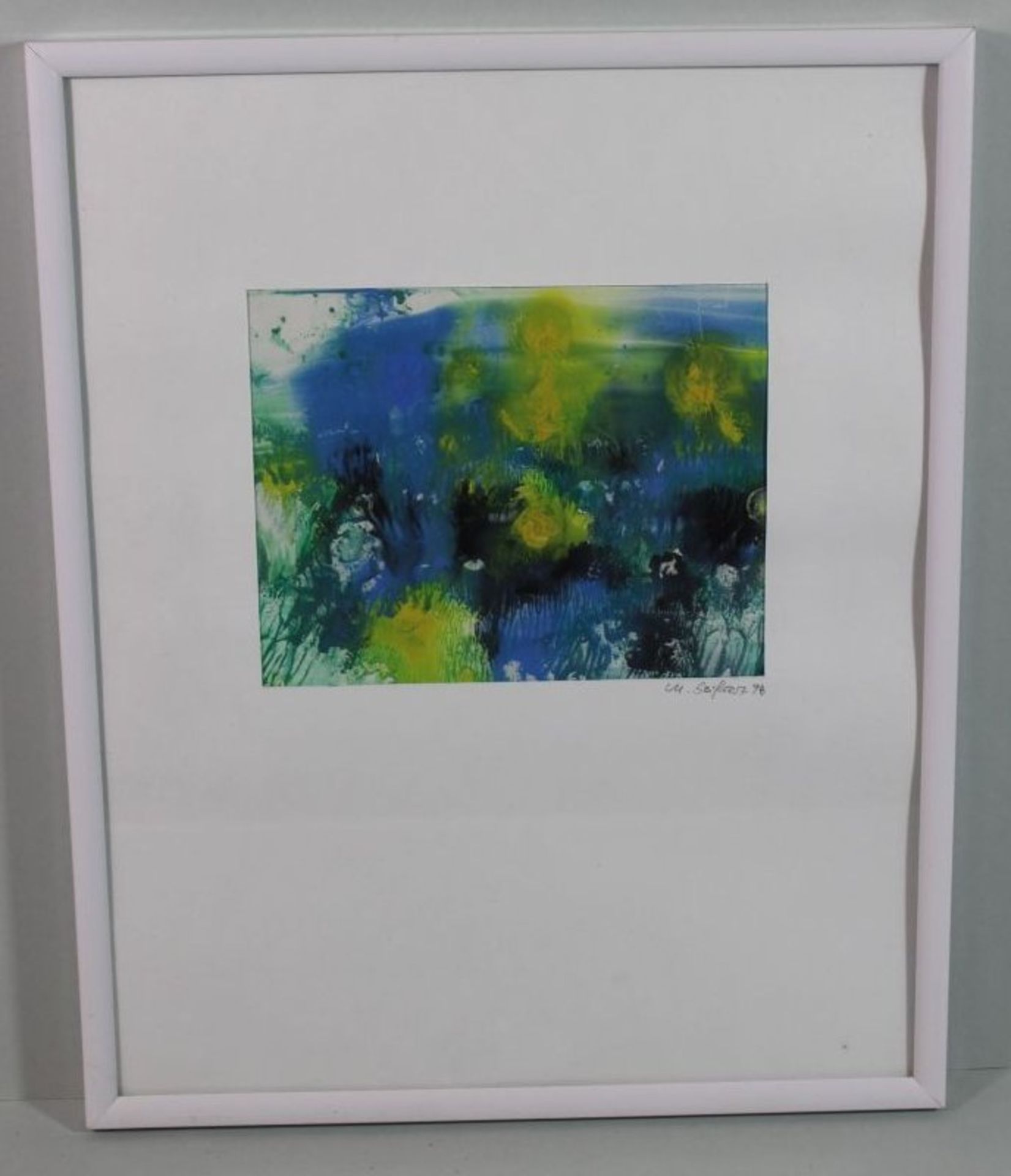 8x div. Aquarelle signiert M.Seifert, je gerahmt/Glas, unterschiedliche Größen, Größte RG 55 x 45,5 - Bild 7 aus 8