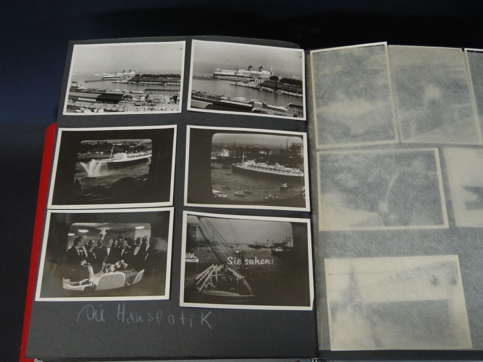 15x div. Fotoalben einer Cuxhavener Familie, Seeleute, ab 1950, viel Cuxhaven-Schiffe, Hafen etc - Bild 3 aus 10