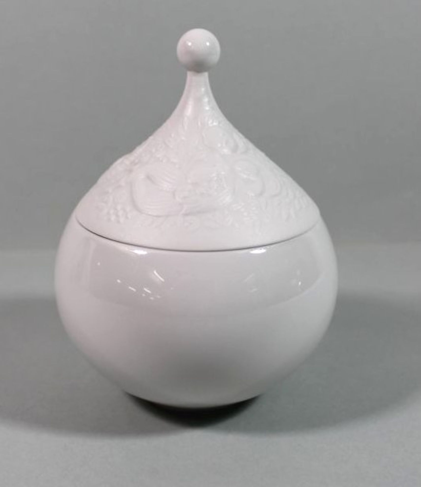 Zierdose, Rosenthal studio-line, Entw. Björn Wiinblad, Die Zauberflöte, H-12cm