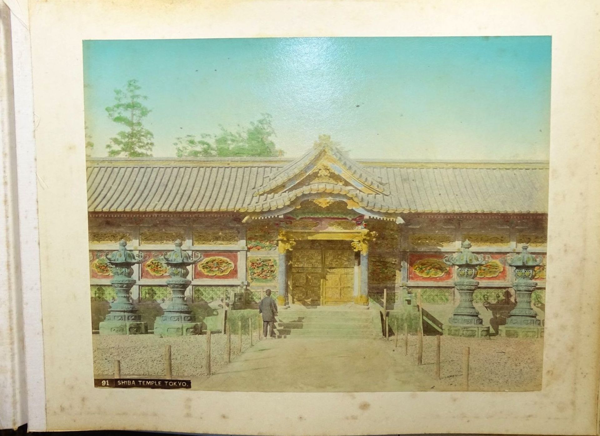 Lackalbum (27x35 cm) mit 44 grossformatigen Foto-Abzügen, Japan, eingeklebt, beschriftet, Alben - Bild 3 aus 17