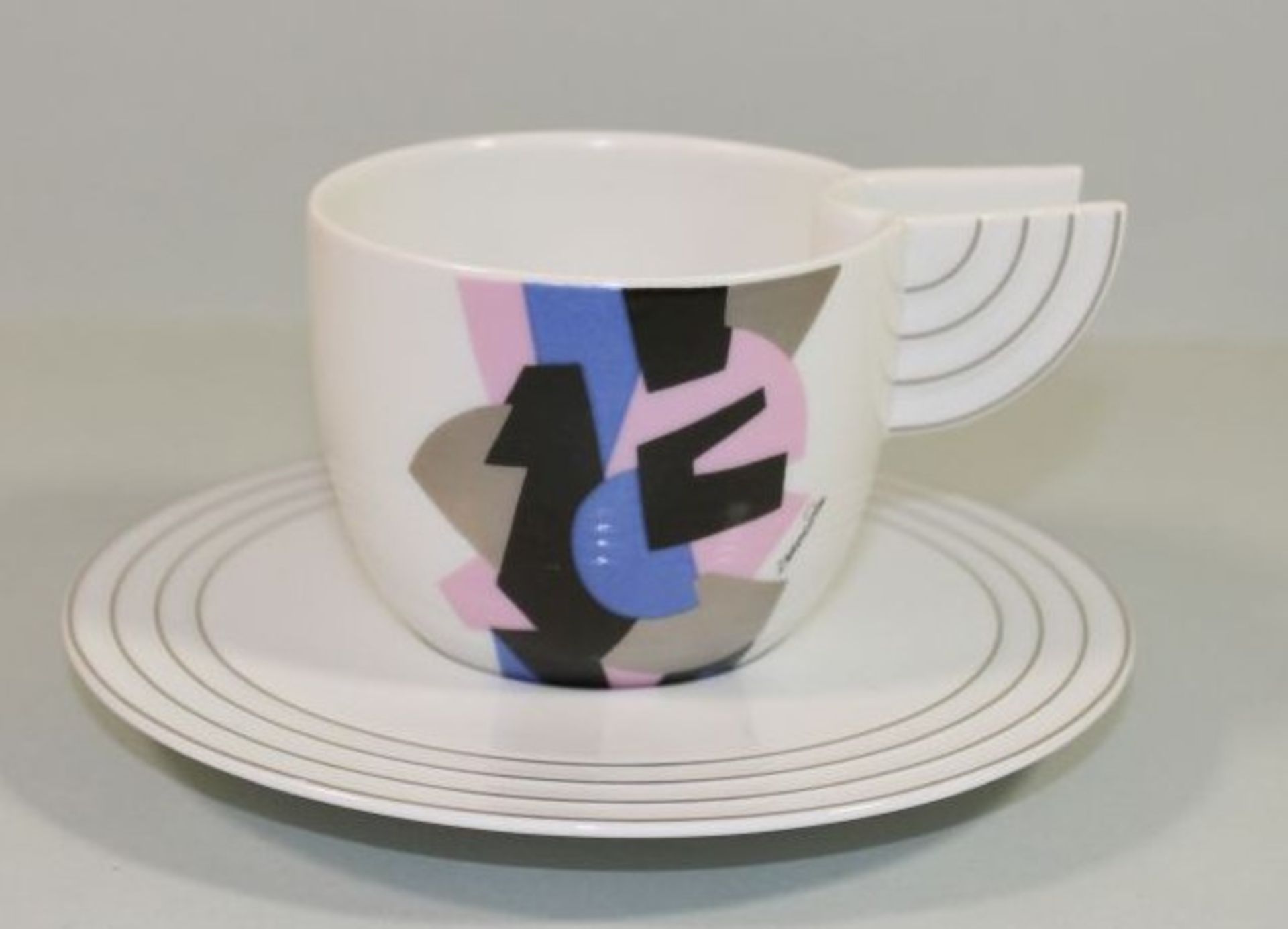 Pozzi, Ambrogio Künstlertasse "Nr. 16" , Rosenthal studio-line, Tasse H-6,5cm.