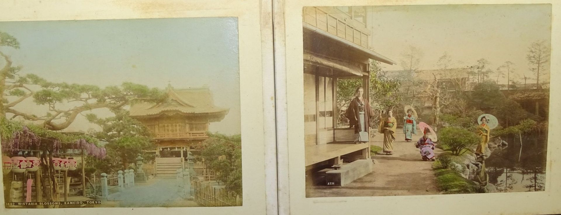 Lackalbum (27x35 cm) mit 44 grossformatigen Foto-Abzügen, Japan, eingeklebt, beschriftet, Alben - Bild 14 aus 17