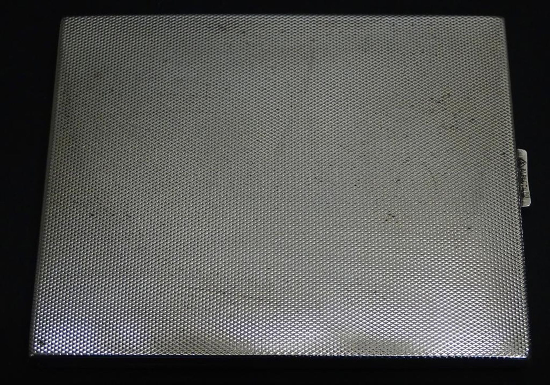 Zigaretten Etui,alpacca (versilbert),10,7x8,5cm - Bild 2 aus 4