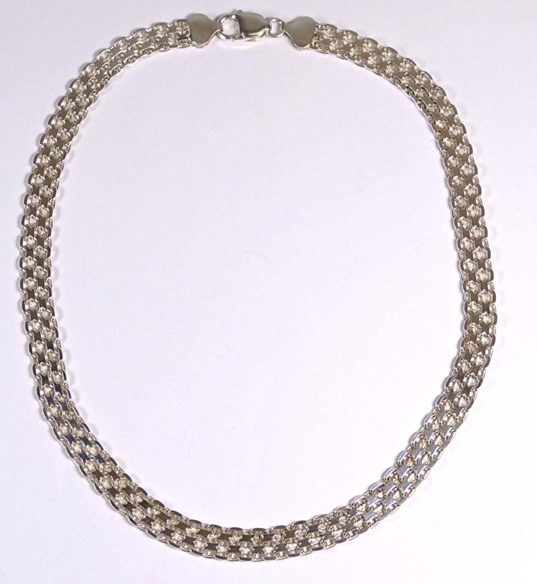 Herren Halskette, 925er Silber,b- 0,88cm, L- 45cm, 37,3gr.