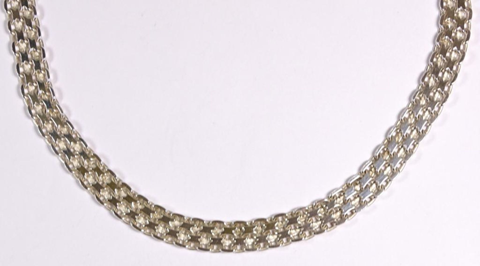 Herren Halskette, 925er Silber,b- 0,88cm, L- 45cm, 37,3gr. - Bild 3 aus 4