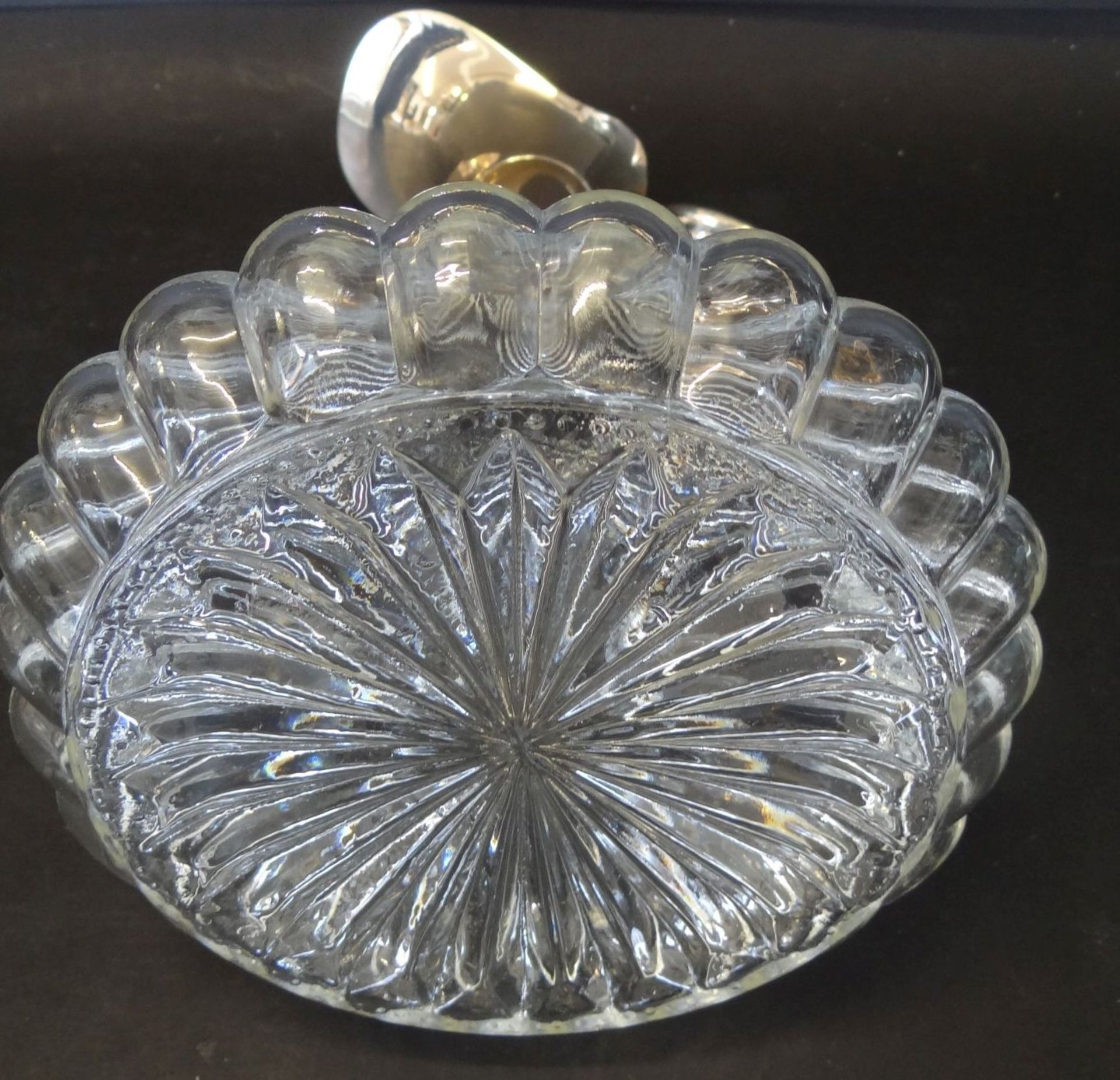 Henkelkrug, Kristall mit versilb. Montur und Griff, H-24 cm - Bild 4 aus 4