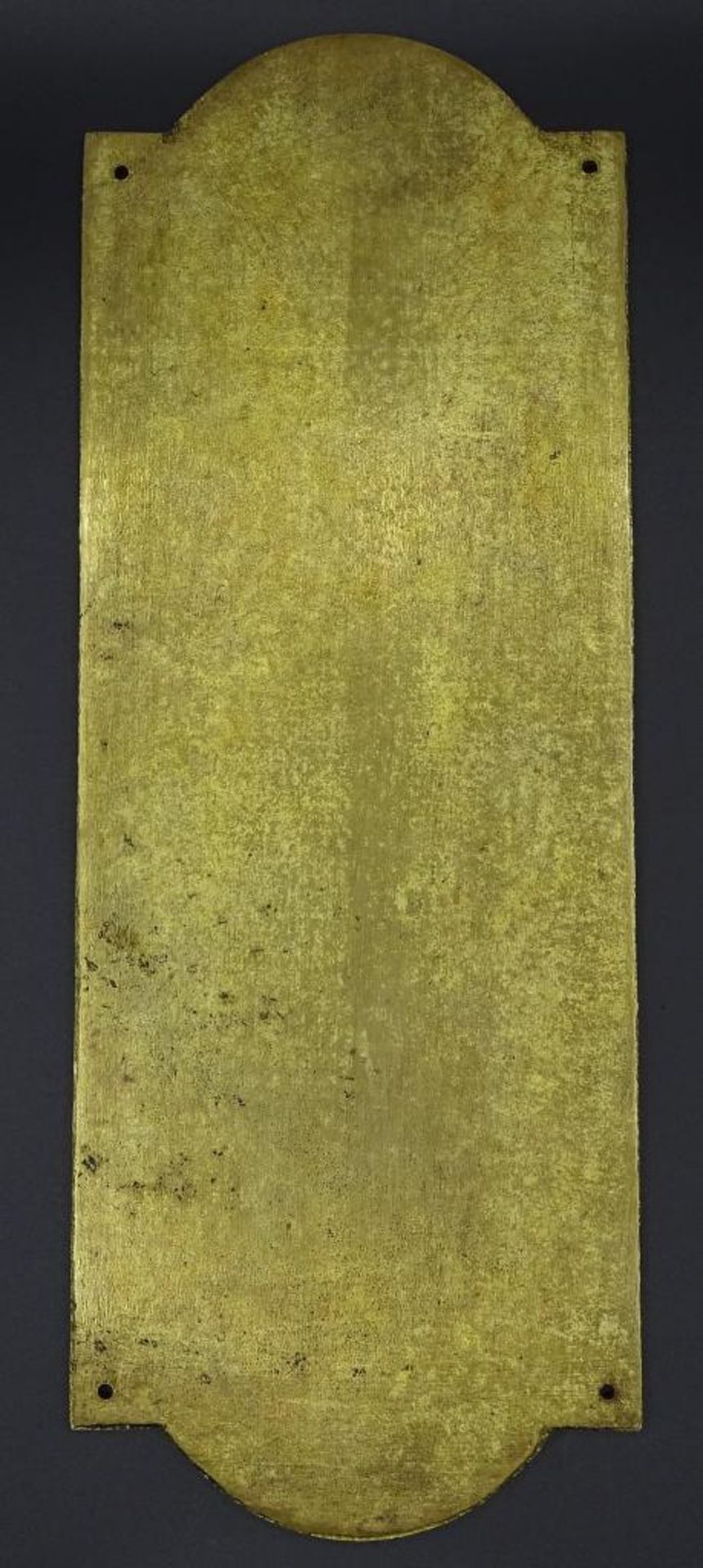 Messing Plakette mit Hoheitszeichen,25x9,3cm, - Bild 3 aus 3