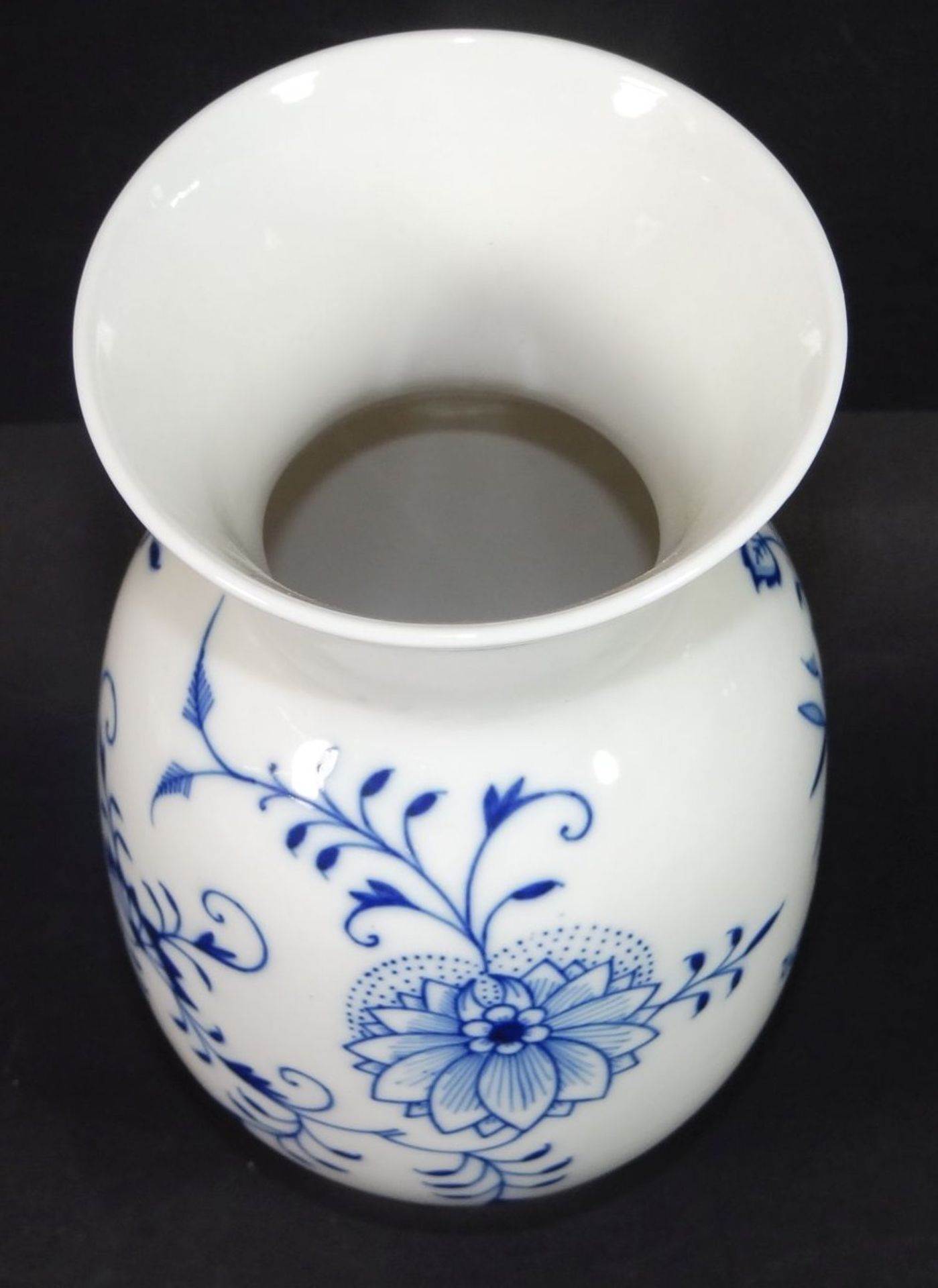 Vase "Meissen" Zwiebelmuster, 1.Wahl, H-18 cm - Bild 3 aus 4