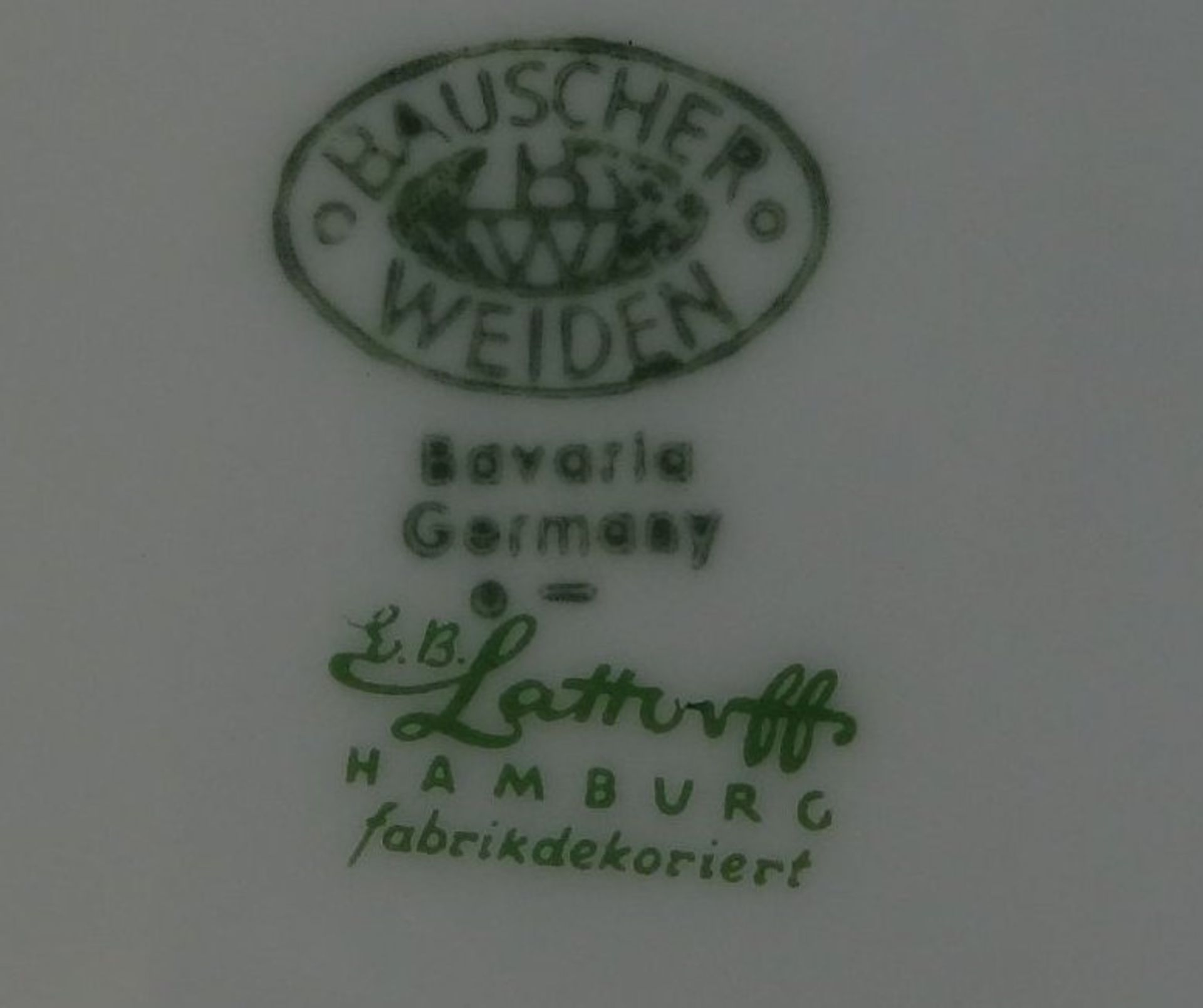 7x Porzellanteile von der Hanseatic, mit Reedereizeichen, "Bauscher-Weiden" - Bild 5 aus 6