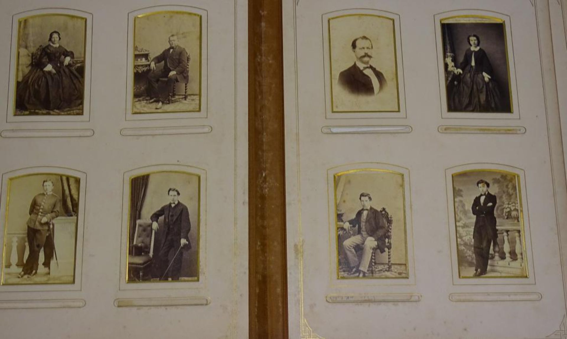 Album mit Fotos aus ca.1890,Band guter Zustand,Einband lose, 81 Stück,sowie ein paar los - Bild 7 aus 10