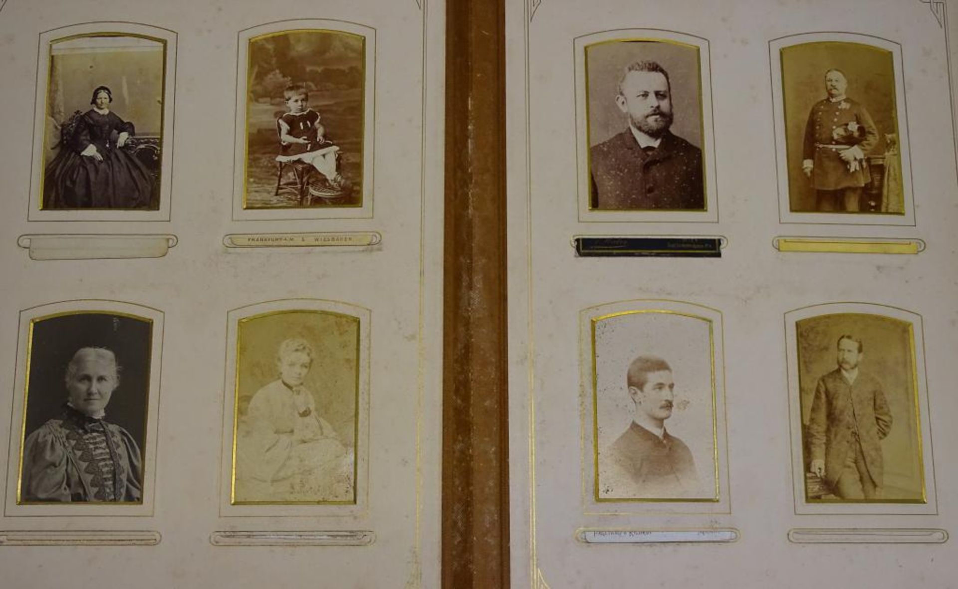 Album mit Fotos aus ca.1890,Band guter Zustand,Einband lose, 81 Stück,sowie ein paar los - Bild 8 aus 10
