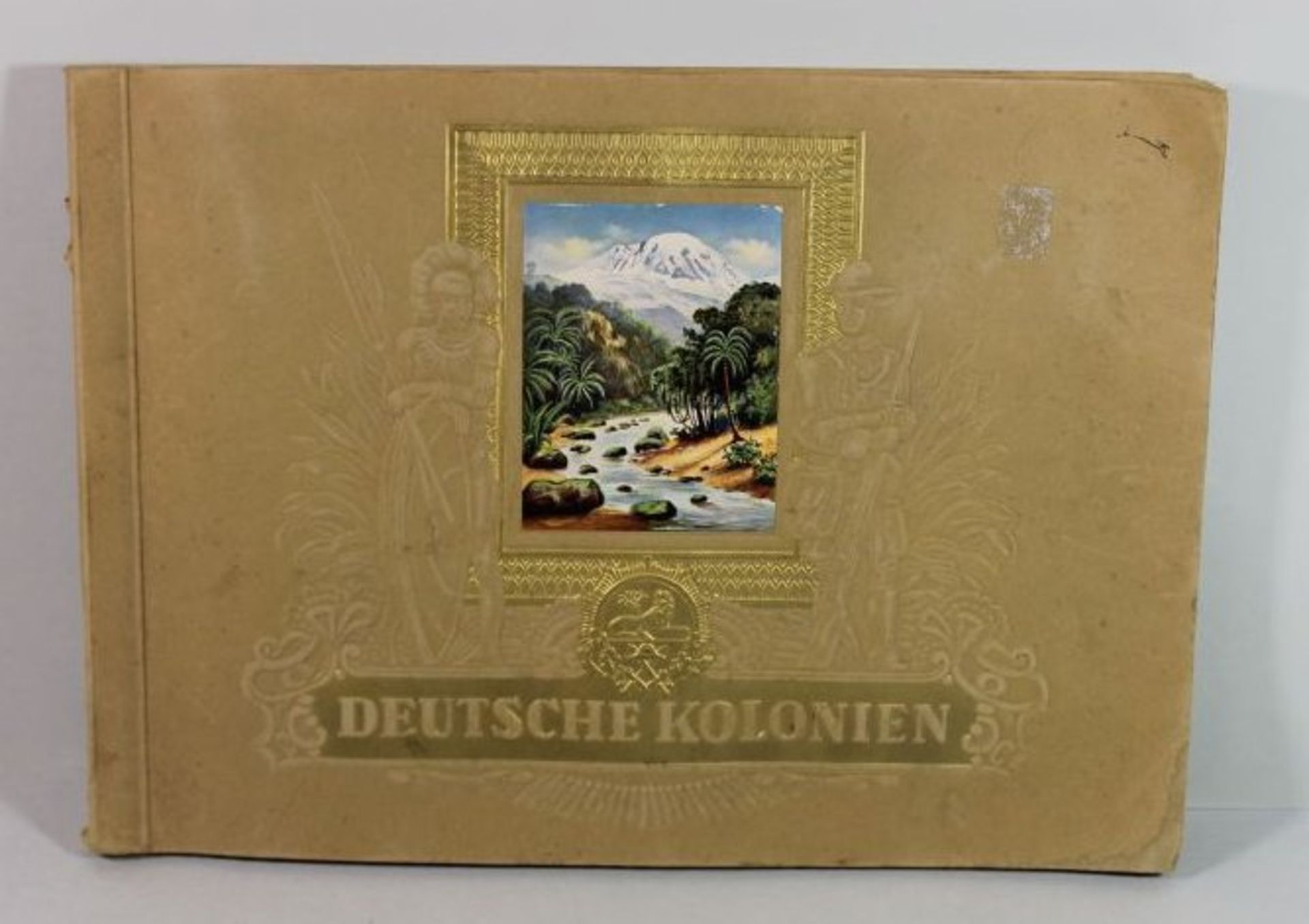 Sammelalbum "Deutsche Kolonien", komplett.