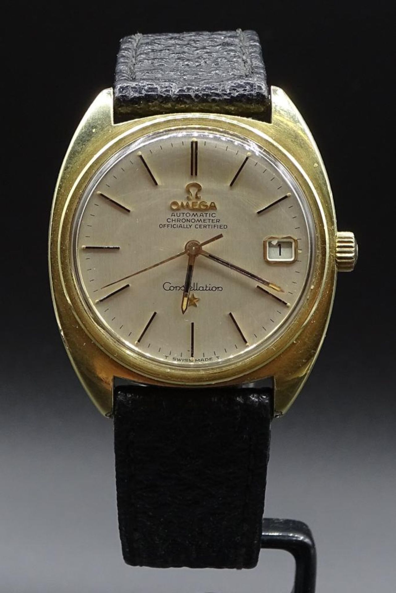 Vintage HAU" OMEGA Constellation",automatic,Chronometer,Schweiz,Werk läuft,Gehäuse 39x34m