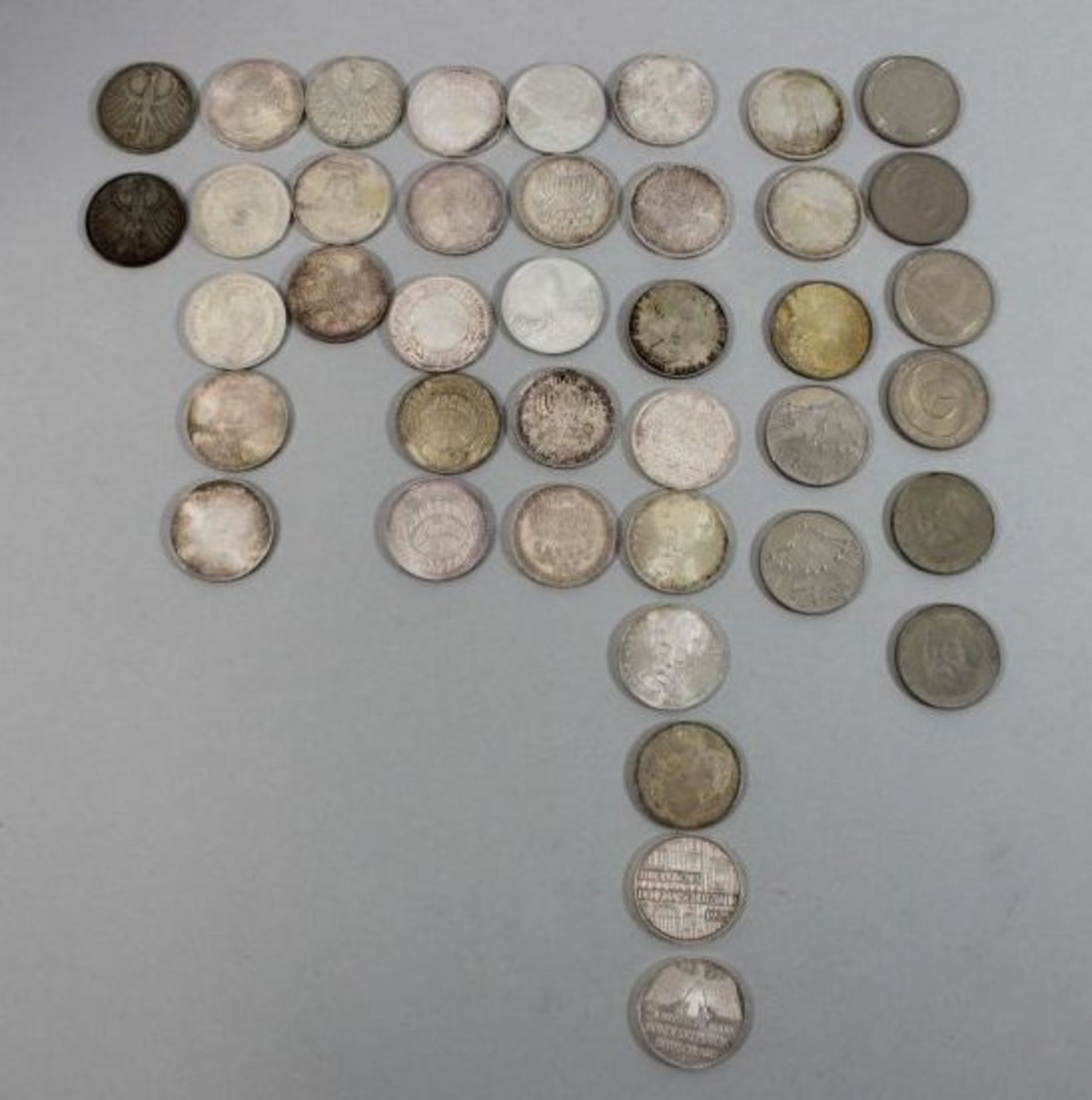 5 D-Mark Münzen zus. 200 DM, ab 1956. - Bild 2 aus 8