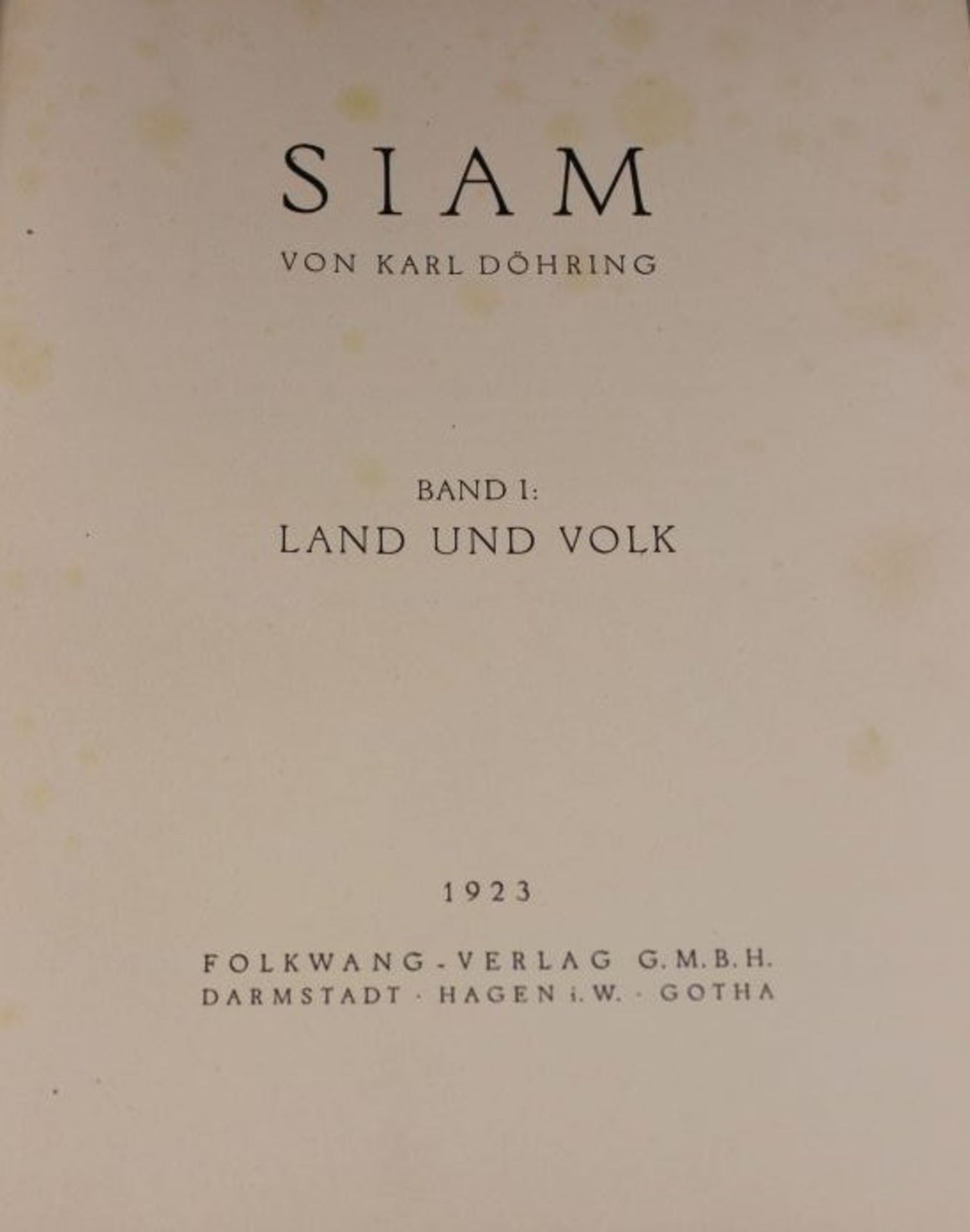 3 Bände "Der indische Kulturkreis", Siam 1923, Indien 1925 und Ceylon 1926. - Bild 2 aus 3
