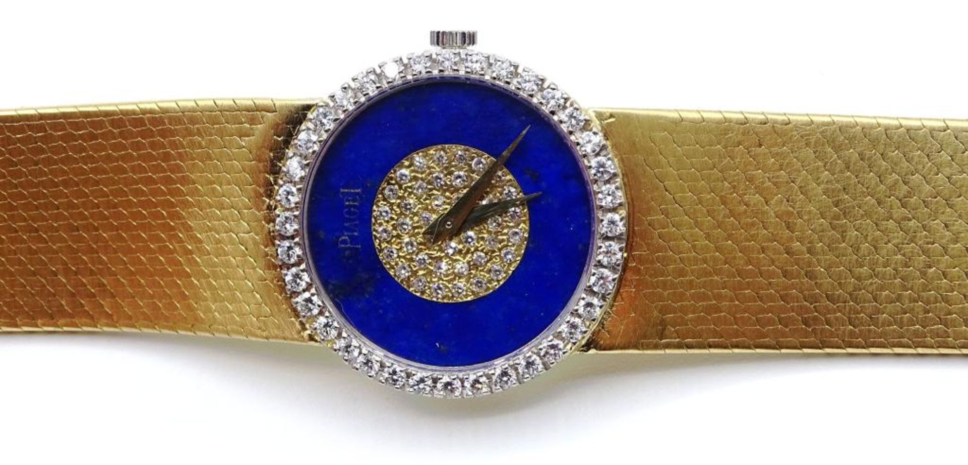 DAU "PIAGET",750er GG Vollgold,Brill.und Diamanten zus.ca. 1,40ct-Lupenrein,Ref.Nr. 9706 B2, - Bild 7 aus 10