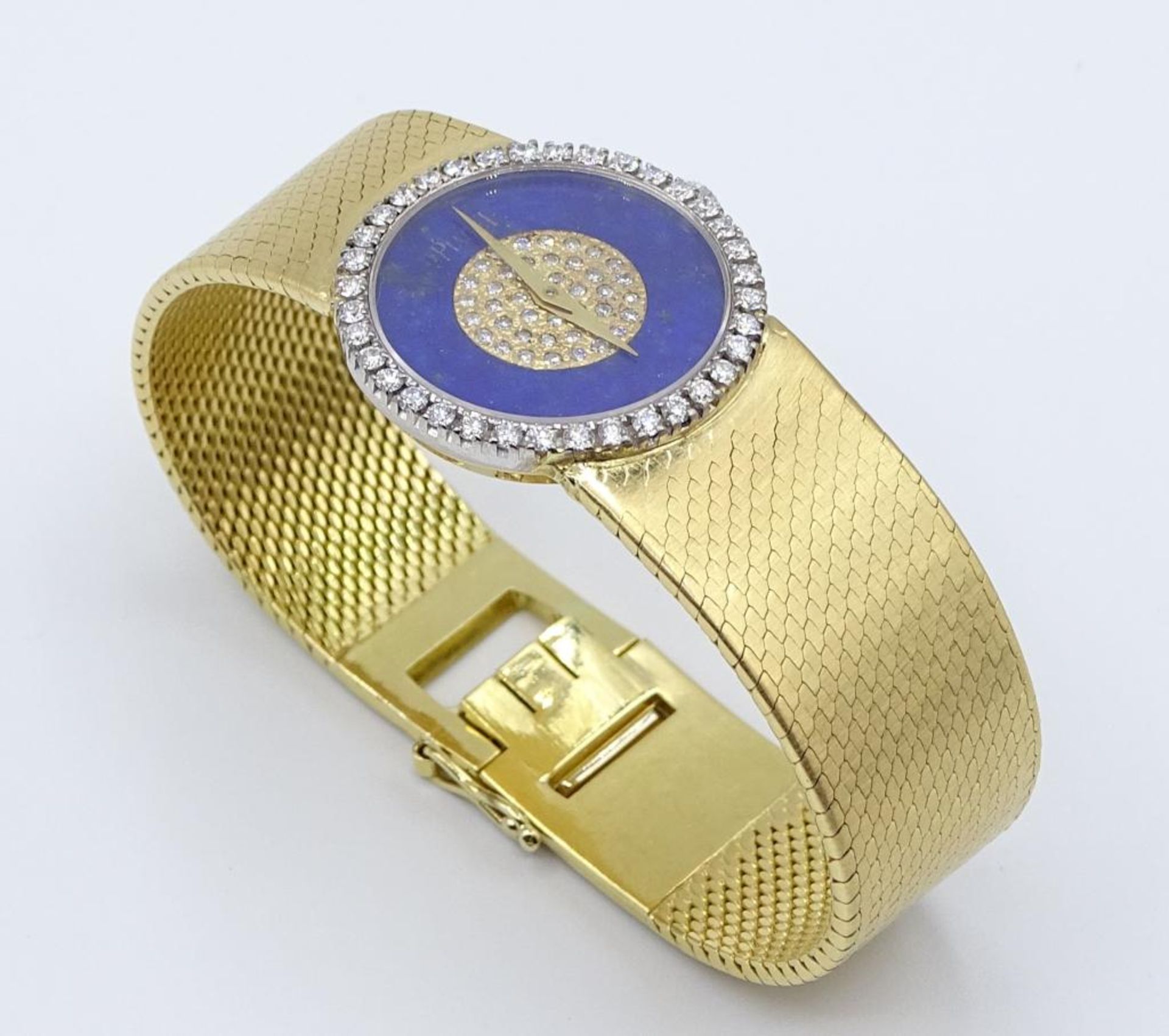 DAU "PIAGET",750er GG Vollgold,Brill.und Diamanten zus.ca. 1,40ct-Lupenrein,Ref.Nr. 9706 B2, - Bild 2 aus 10