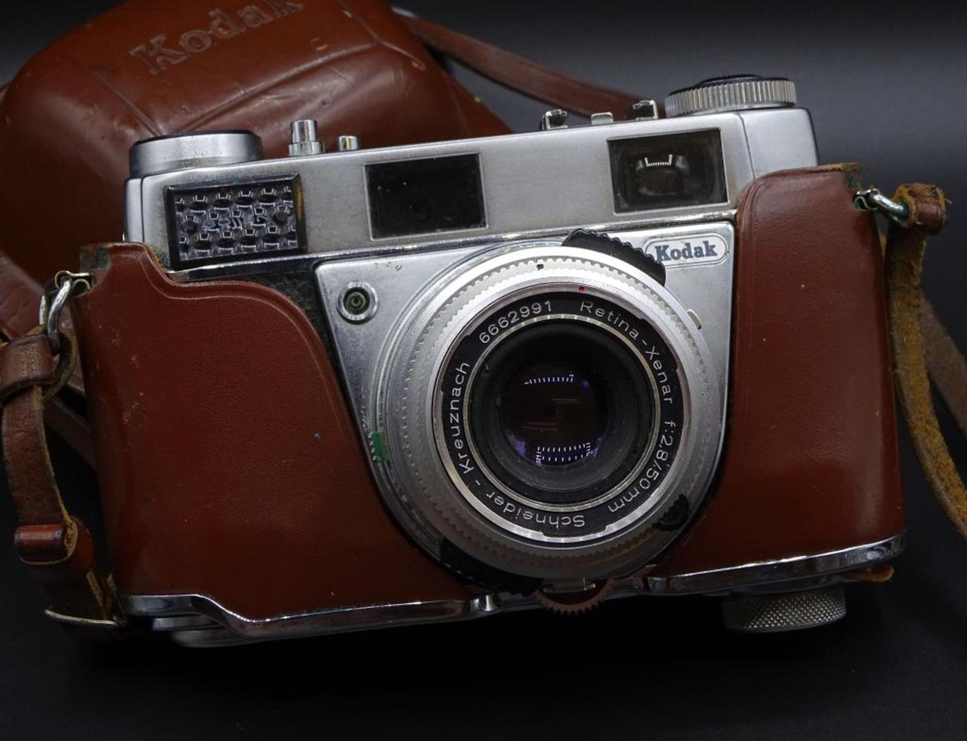 Fotoapparat "Kodak-Retina III S,in Tasche,Funktion nicht getestet