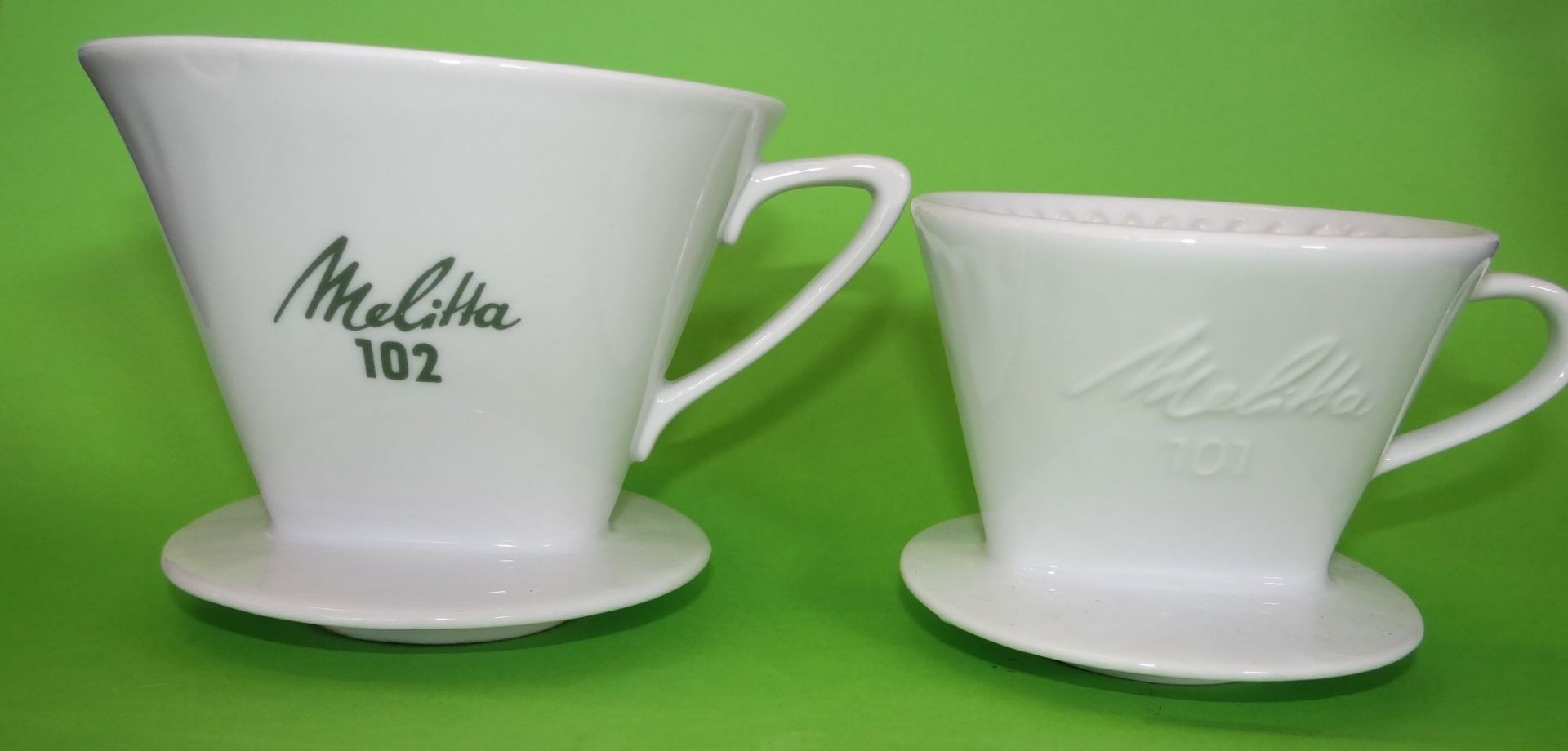 2x Melitta-Kaffeefilter, Nr. 101 und 102