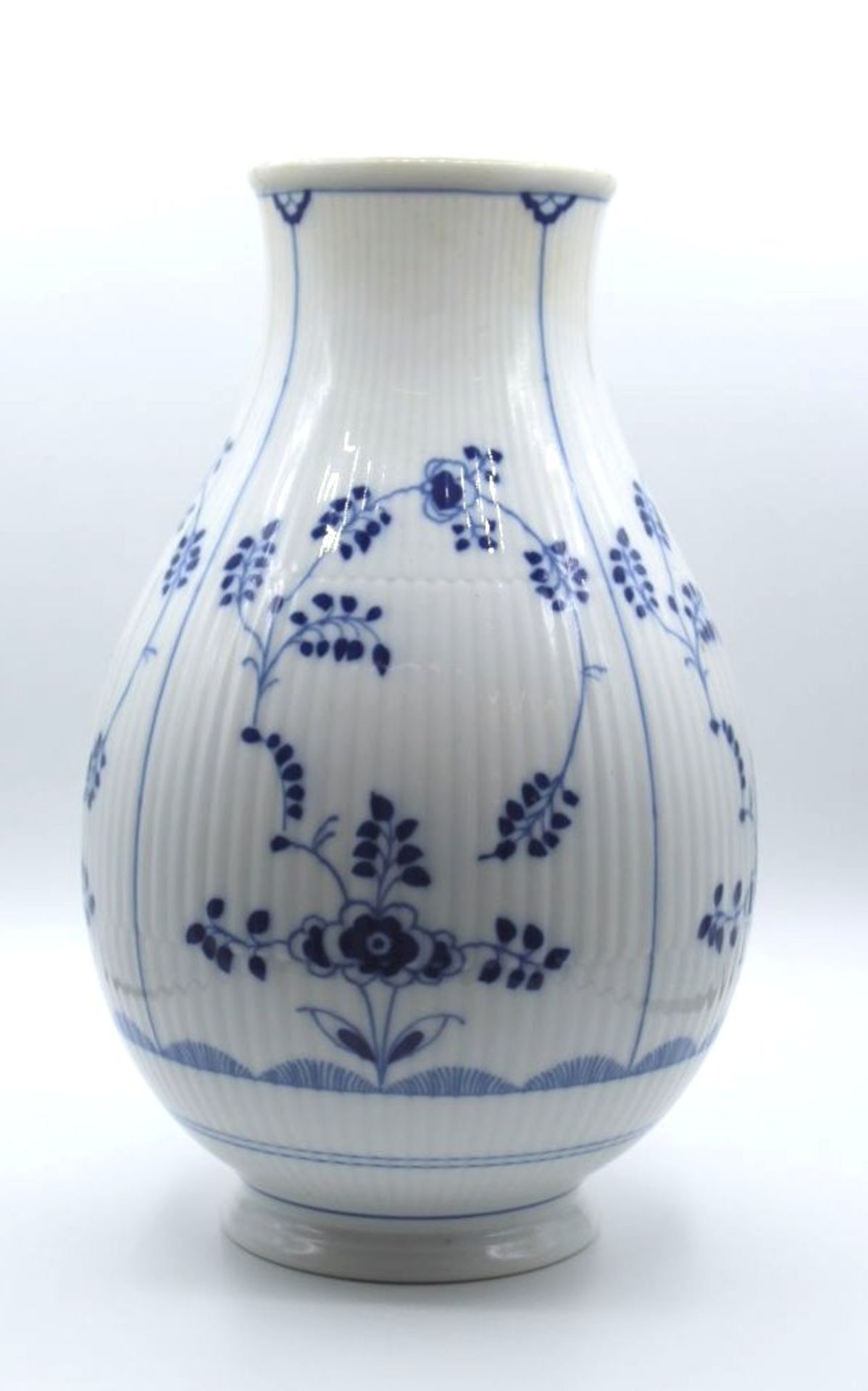 hohe Vase, HEINRICH RESIDENZ mit Genehmigung HÖCHST, Strohblume, H-30cm.