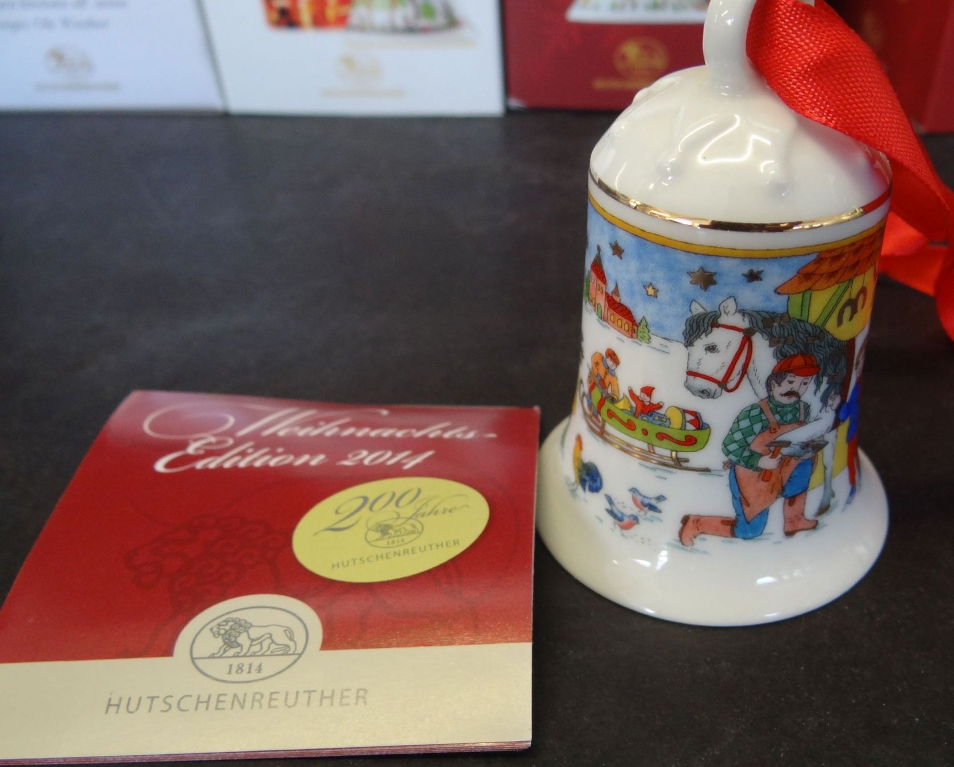 8x Weihnachtsgocken "Hutschenreuther" in OVP - Bild 4 aus 4