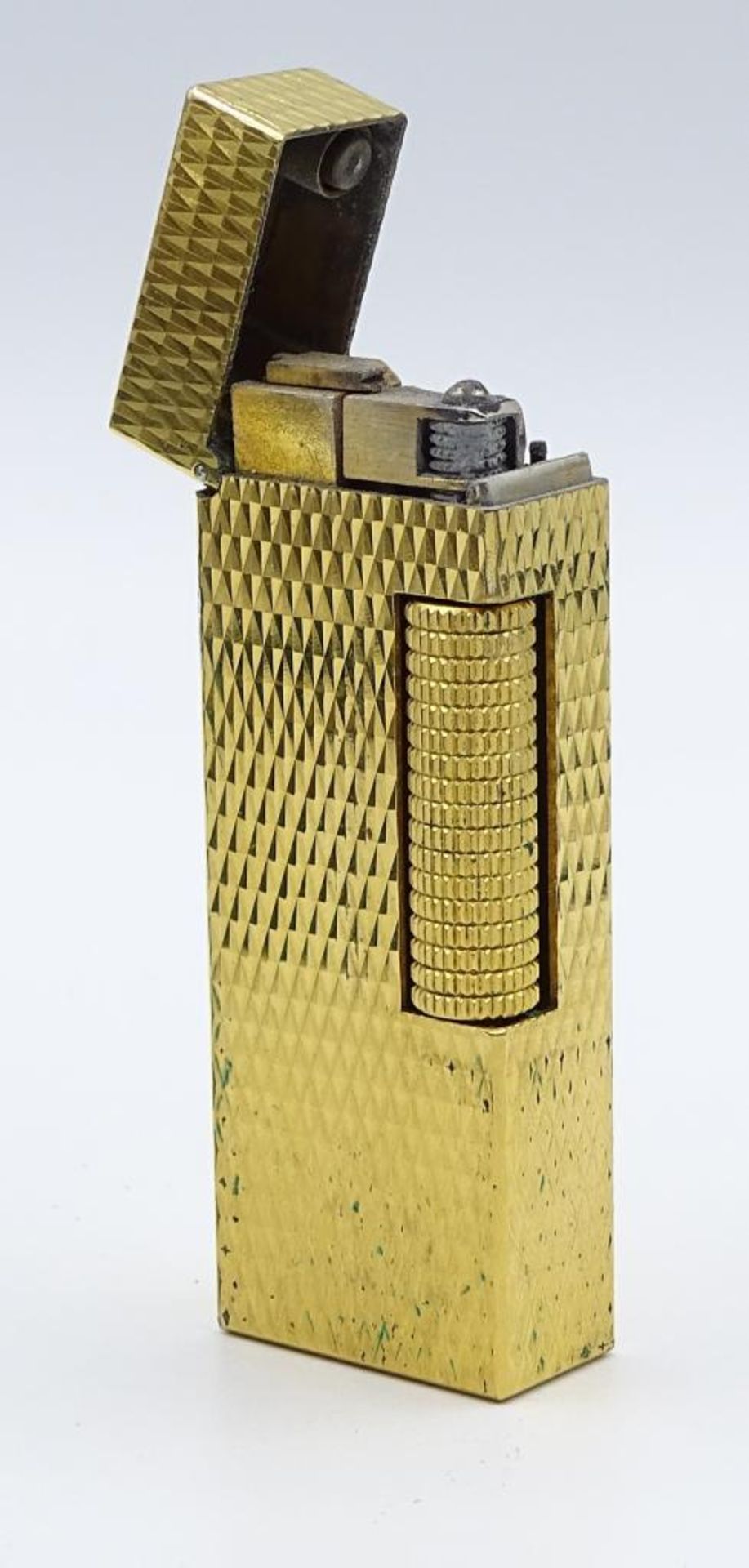 "DUNHILL" Feuerzeug,in Etui,vergoldet,L- 64mm - Bild 3 aus 3