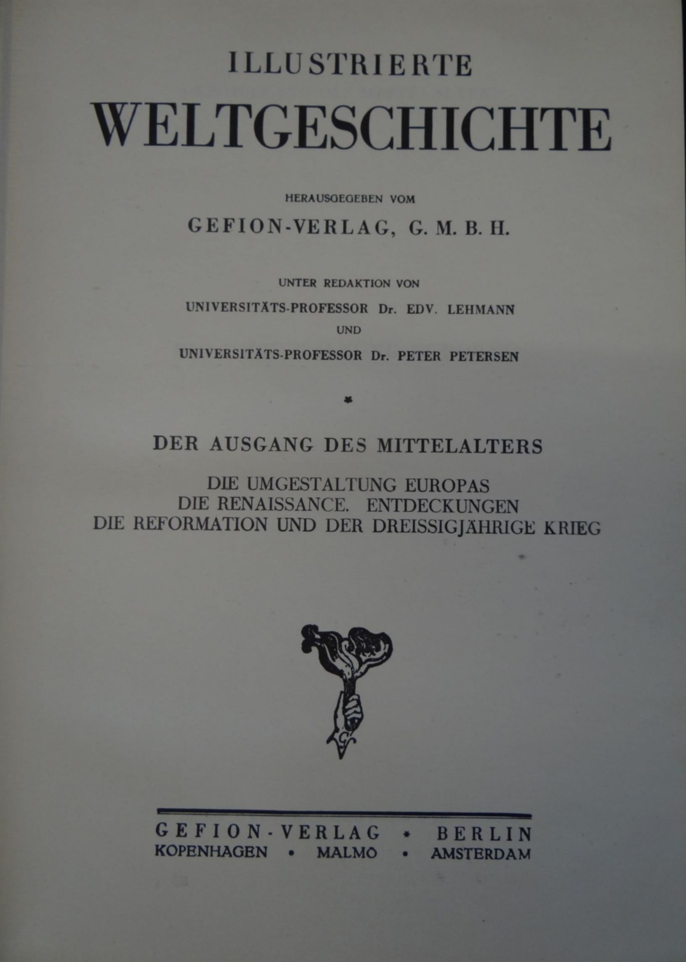 LEHMANN und PETERSEN "Illustrierte Weltgeschichte" um 1900, 6 Bände, gut erhalte - Bild 2 aus 7