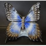*grosser Schmetterling auf Ständer, "Martinu" Spain, 16x15 c
