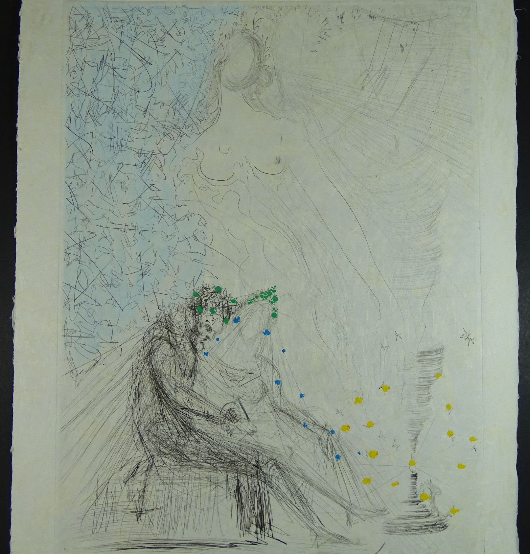 Salvador DALI (1904-1989), Farbradierung, Nr. 8/95, signiert, 38x28 cm - Image 2 of 4