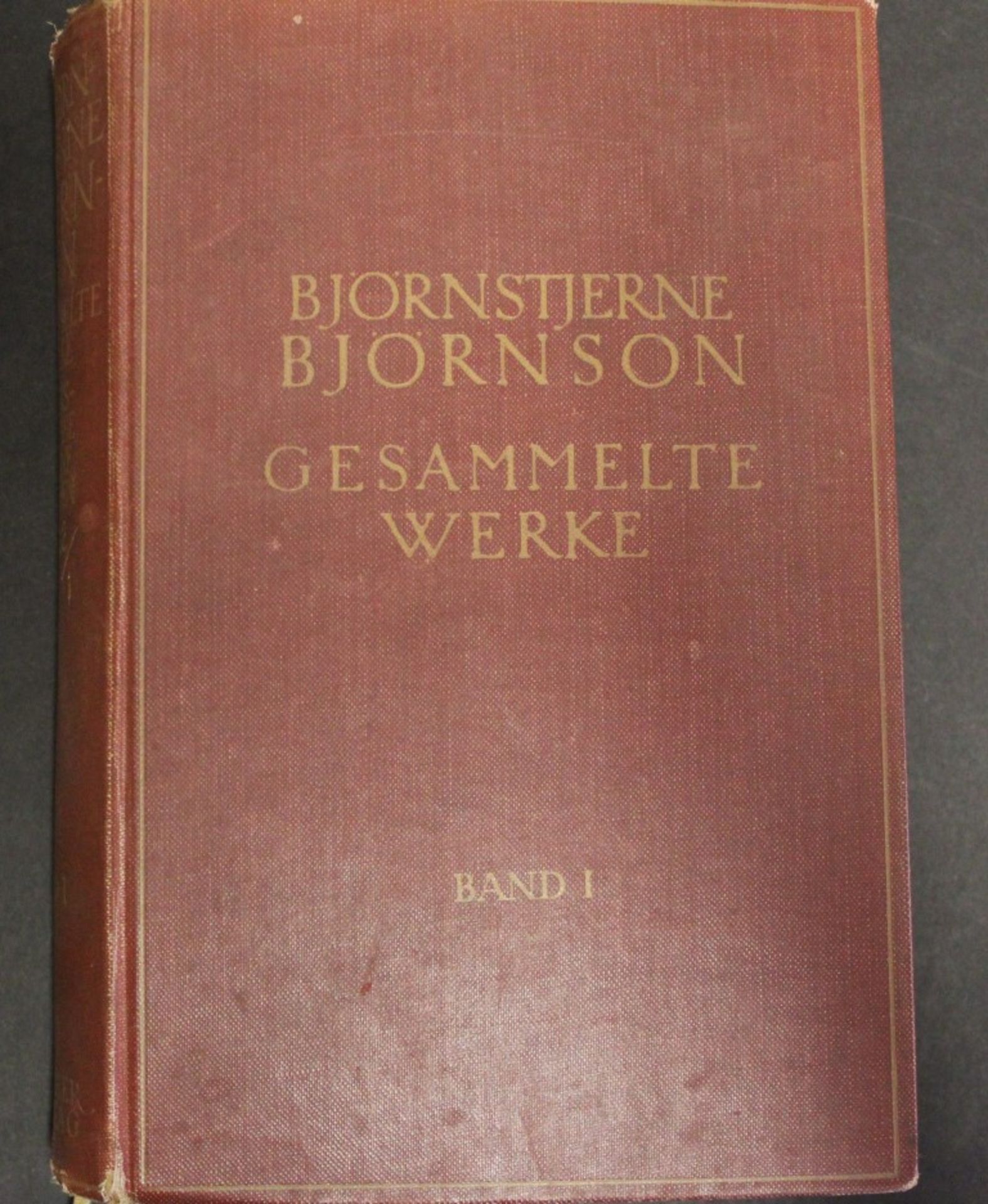 5 Bände Björnstjerne Björnson, Gesammelte Werke, 1911, Band 1-5, Alters-u. Gebrauchsspu - Image 2 of 9