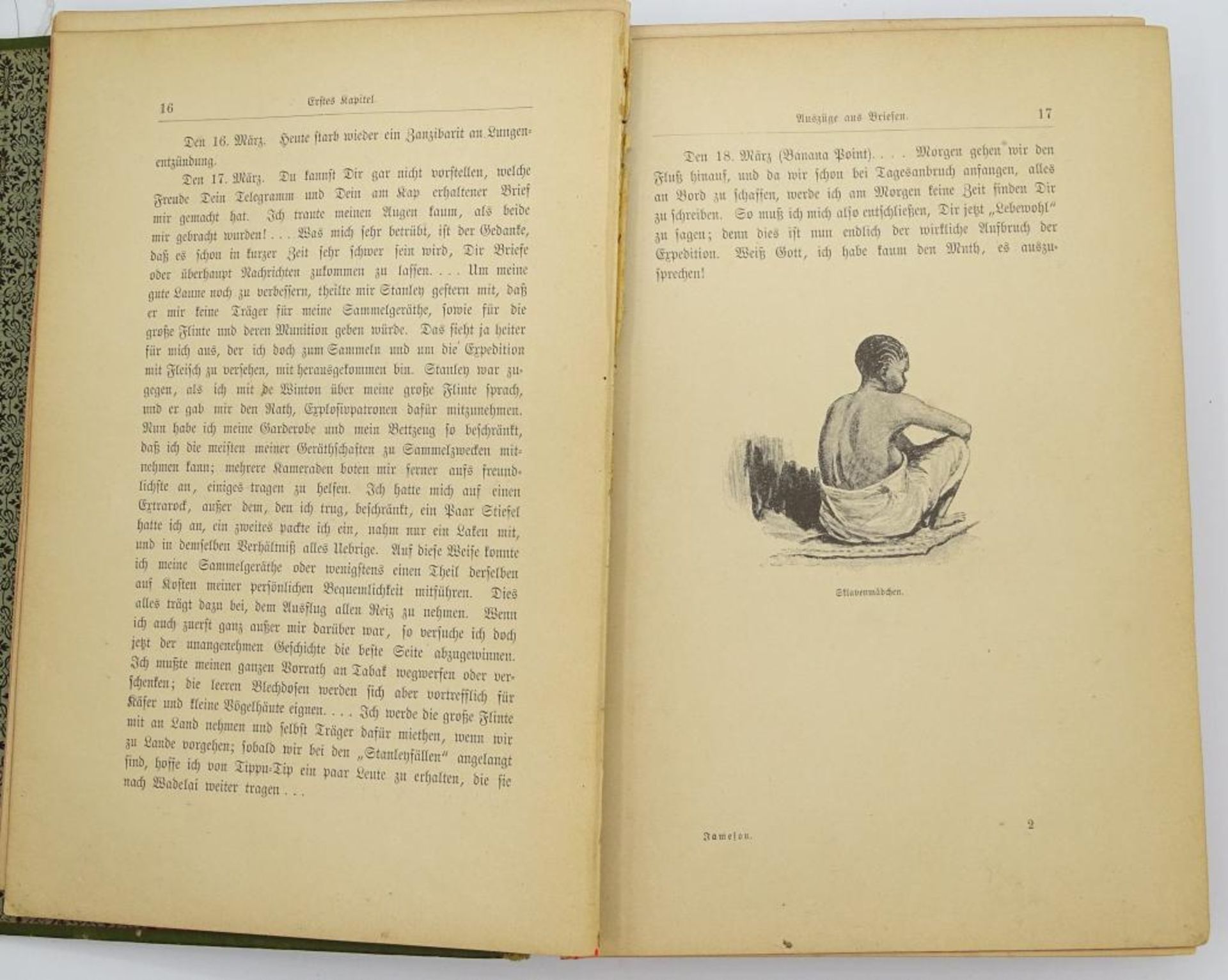 Forschungen und Erlebnisse im dunkelsten Afrika von J.S. Jameson,Hamburg 1891, mit einer Karte und - Image 3 of 5