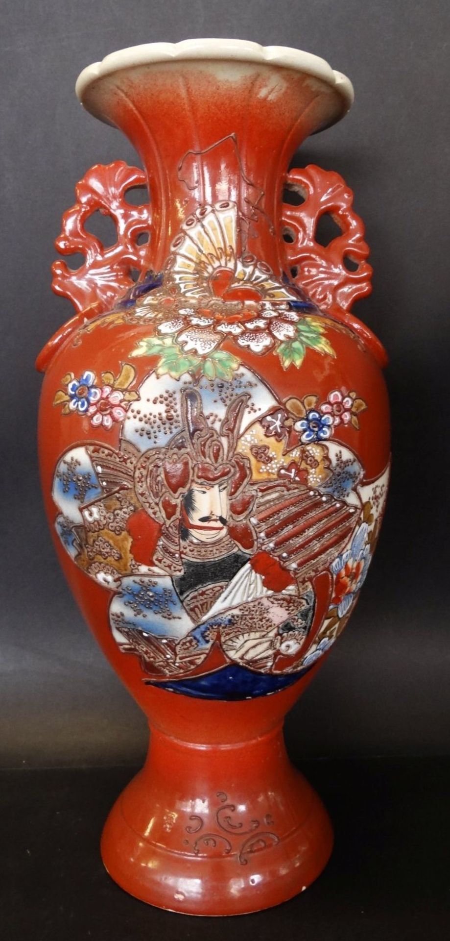 grosse China-Vase, handbemalt, H-45 cm,