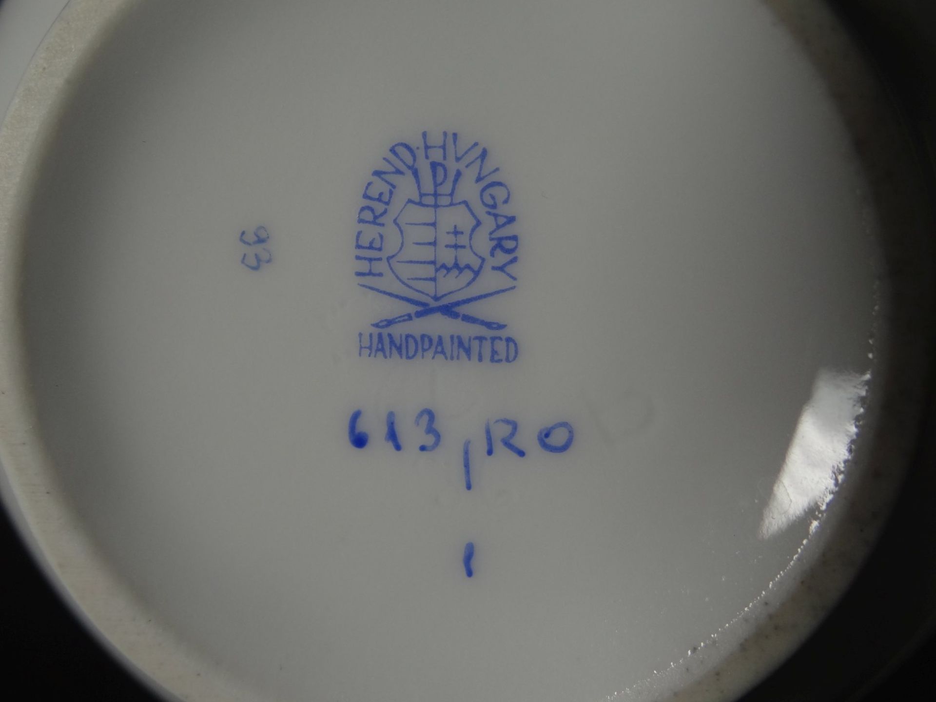 Portionskanne Herend, Dekor Rothschild, H-16 cm - Bild 6 aus 6