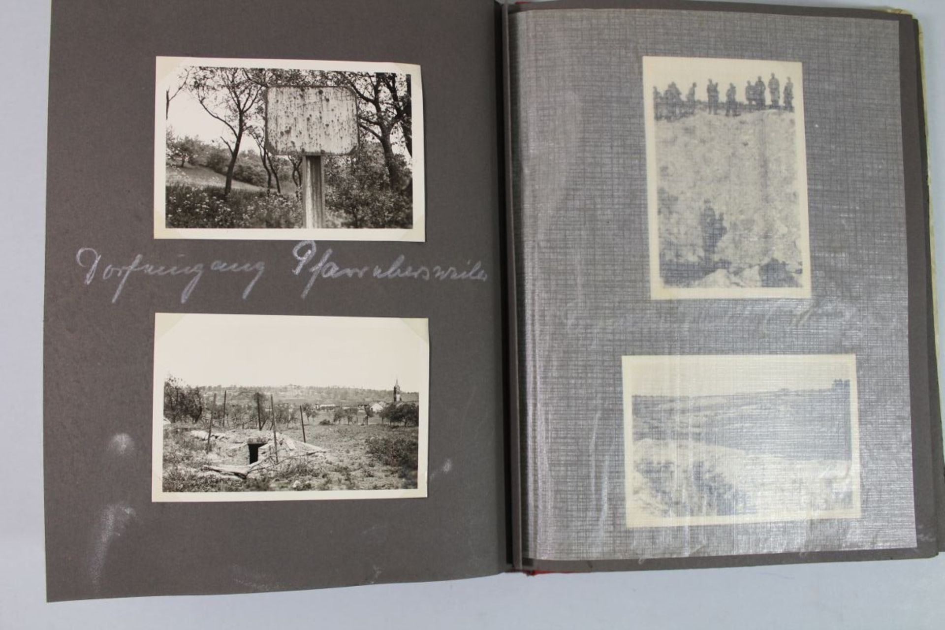 Fotoalbum mit 88 div. Fotografien, 2. WK, Frankreich um 1940, - Bild 4 aus 5