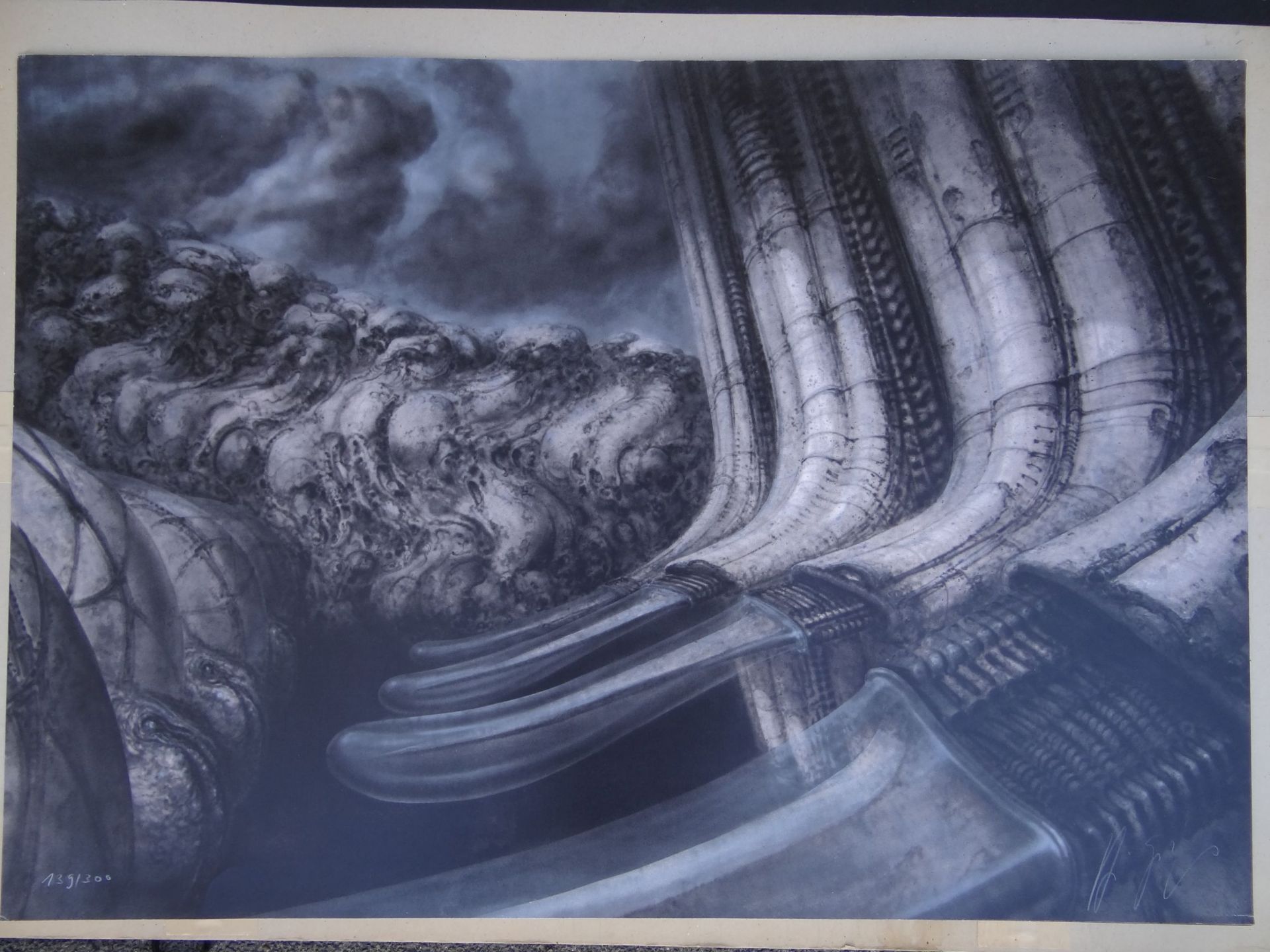 *H.R. GIGER (1940-2014), , Serigraphie, Nr.139/300, 70x100 cm - Bild 2 aus 5