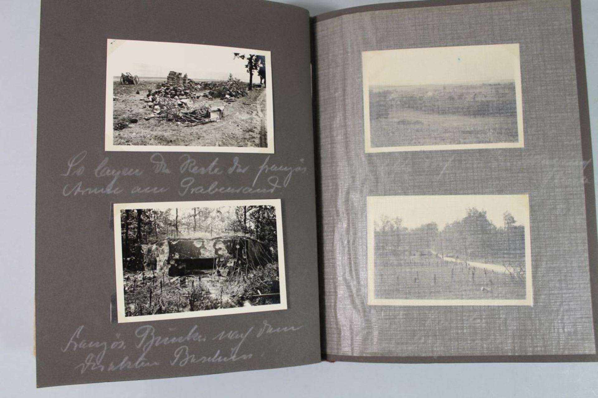 Fotoalbum mit 88 div. Fotografien, 2. WK, Frankreich um 1940, - Bild 3 aus 5