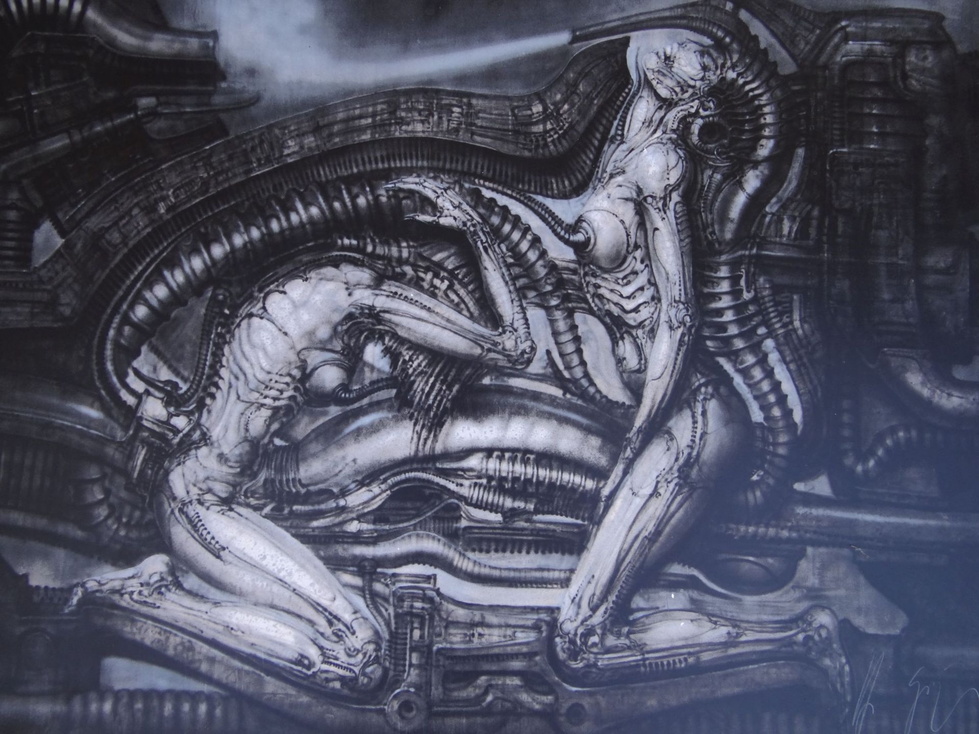 *H.R. GIGER (1940-2014), "Erotomechanics."Serigraphie, Nr.139/300, BG 70x100 cm - Bild 3 aus 6