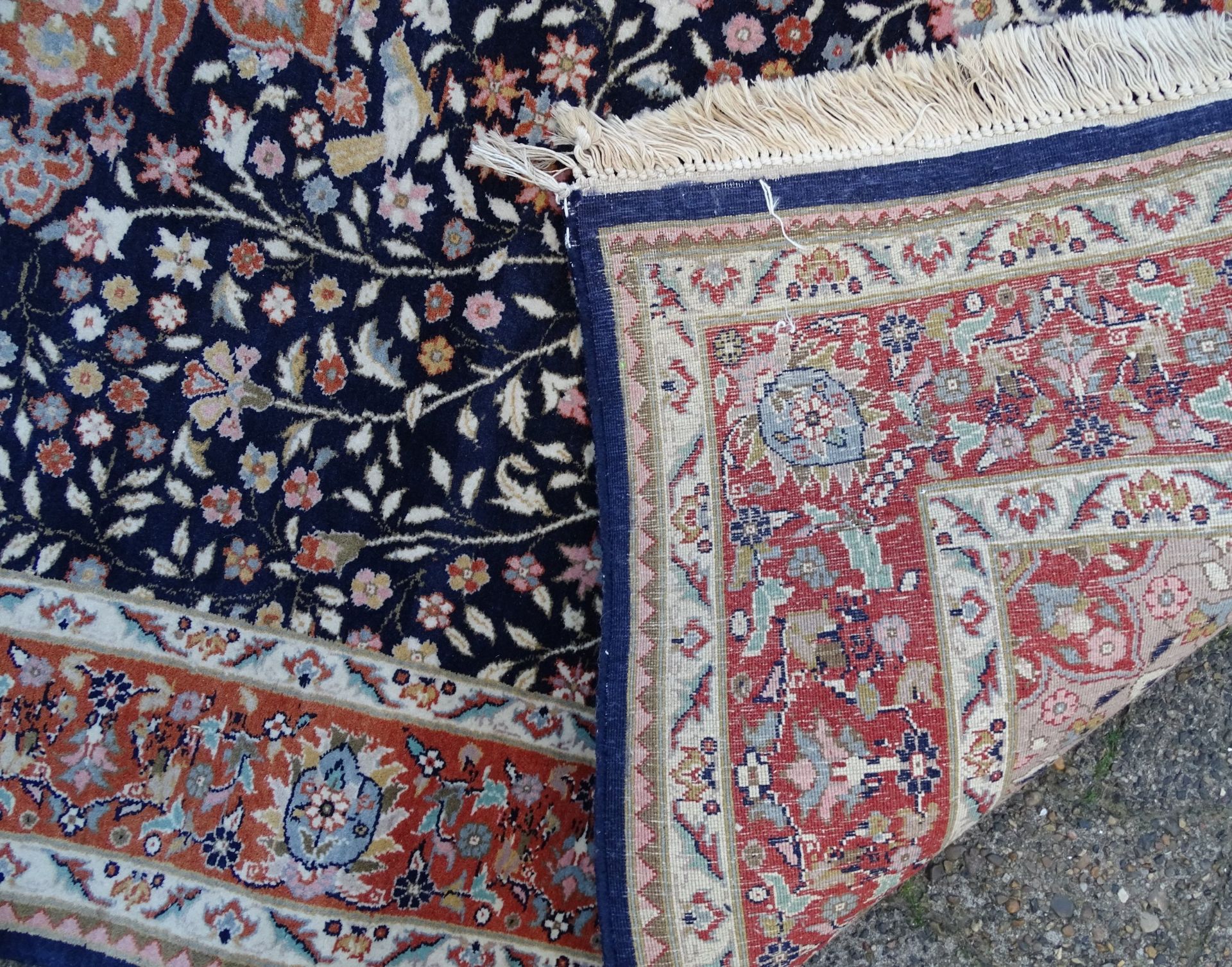 Orient-Teppich, Kaschmir-Seide, 220x138 cm - Bild 4 aus 4