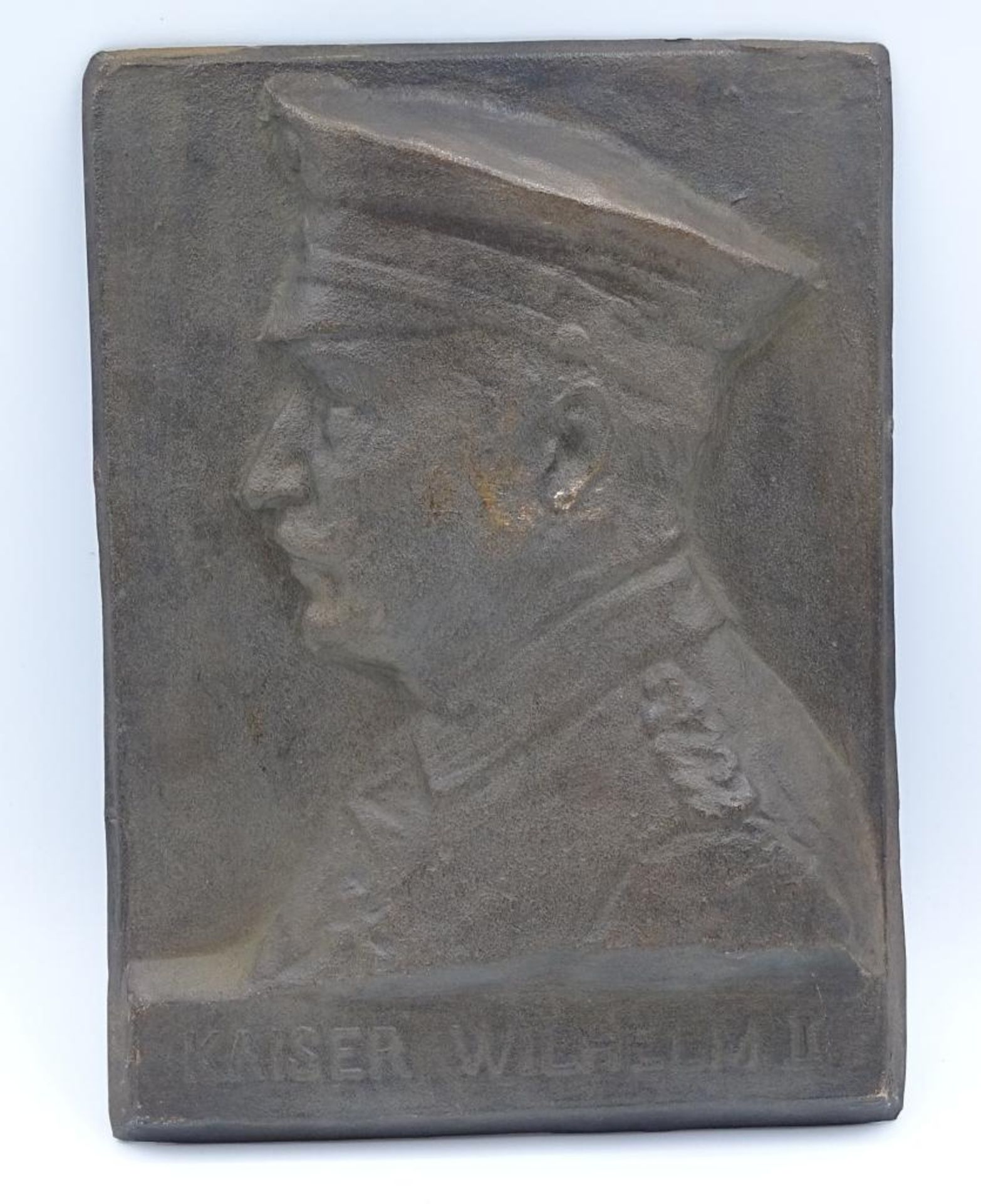 Wand Plakette "Kaiser Wilhelm II",18x13cm