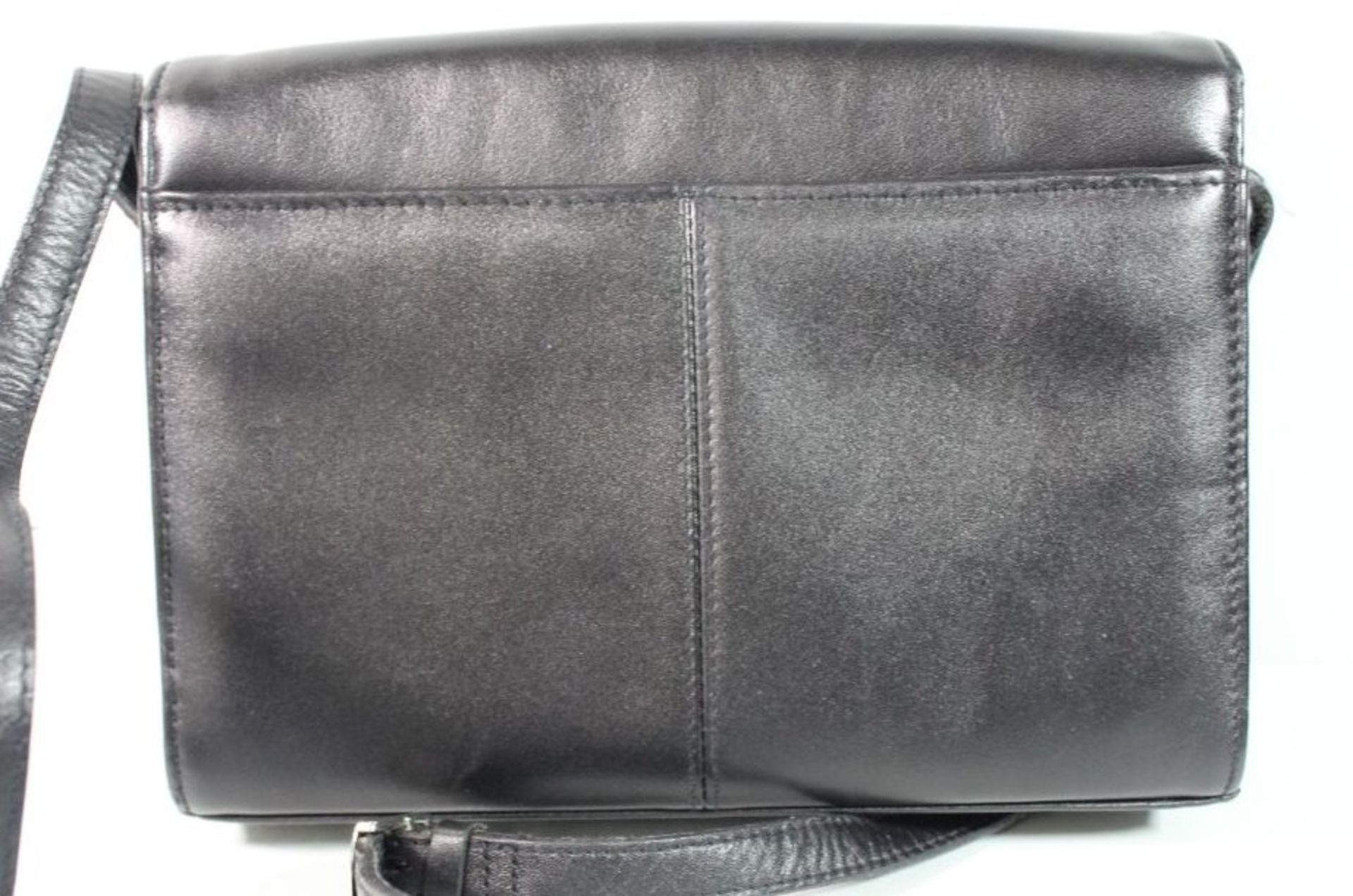 Leder.Damenhandtasche, gemarkt, 17 x 23cm. - Bild 3 aus 5